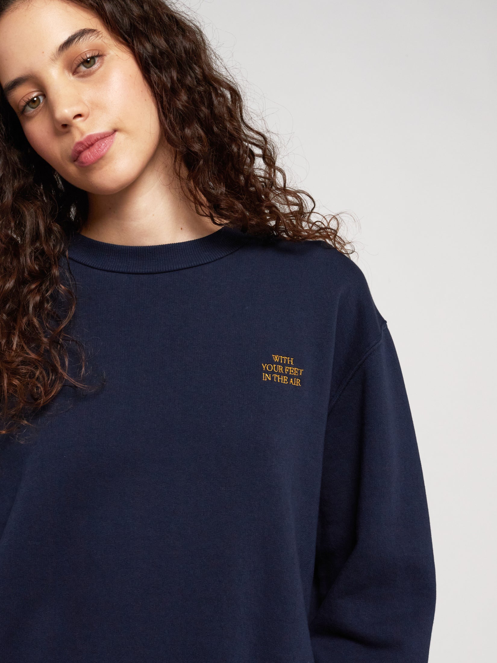 Bobo Choses Embroidery unisex boxy sweatshirt / unisex