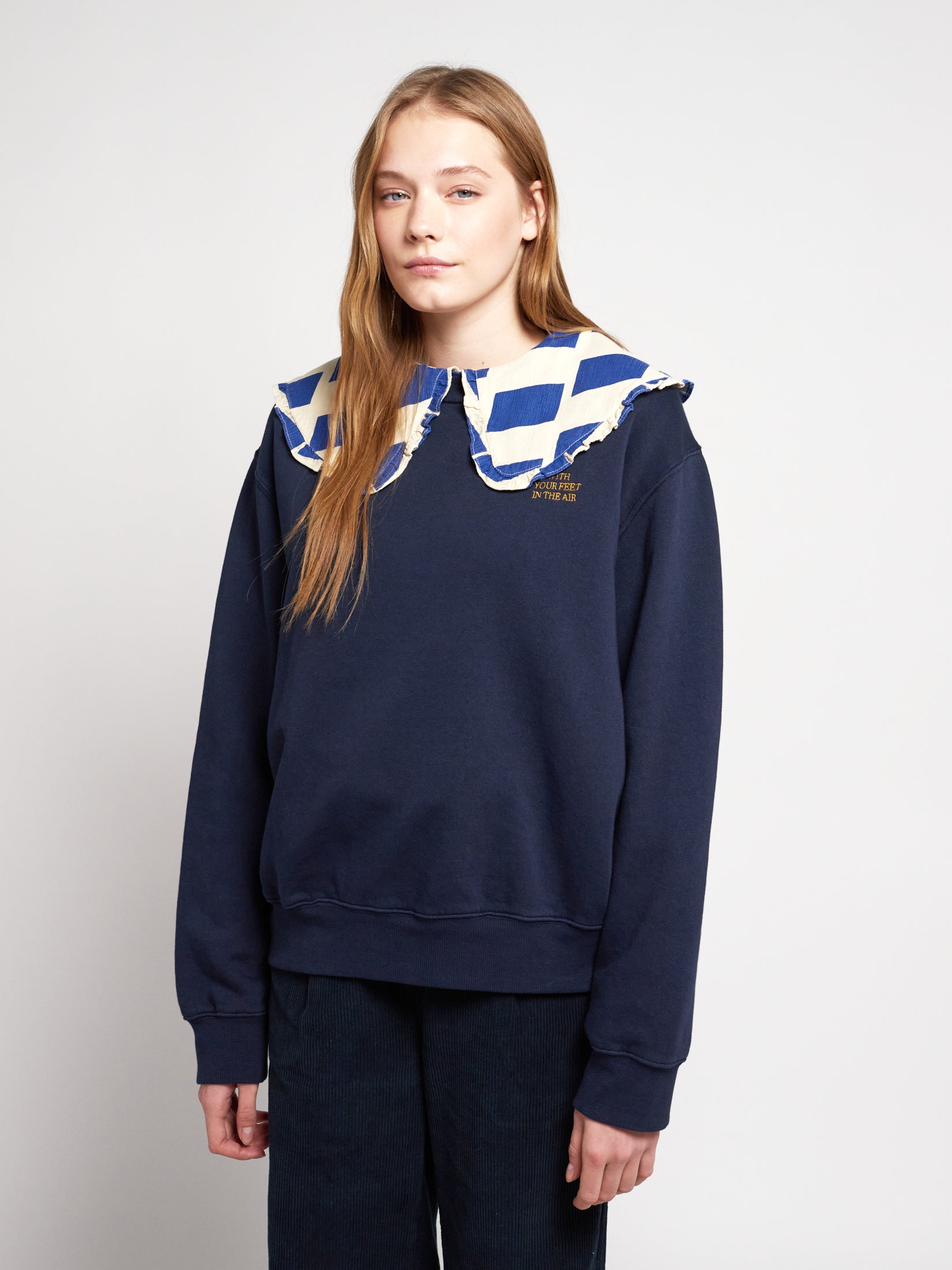 Bobo Choses Embroidery unisex boxy sweatshirt / unisex