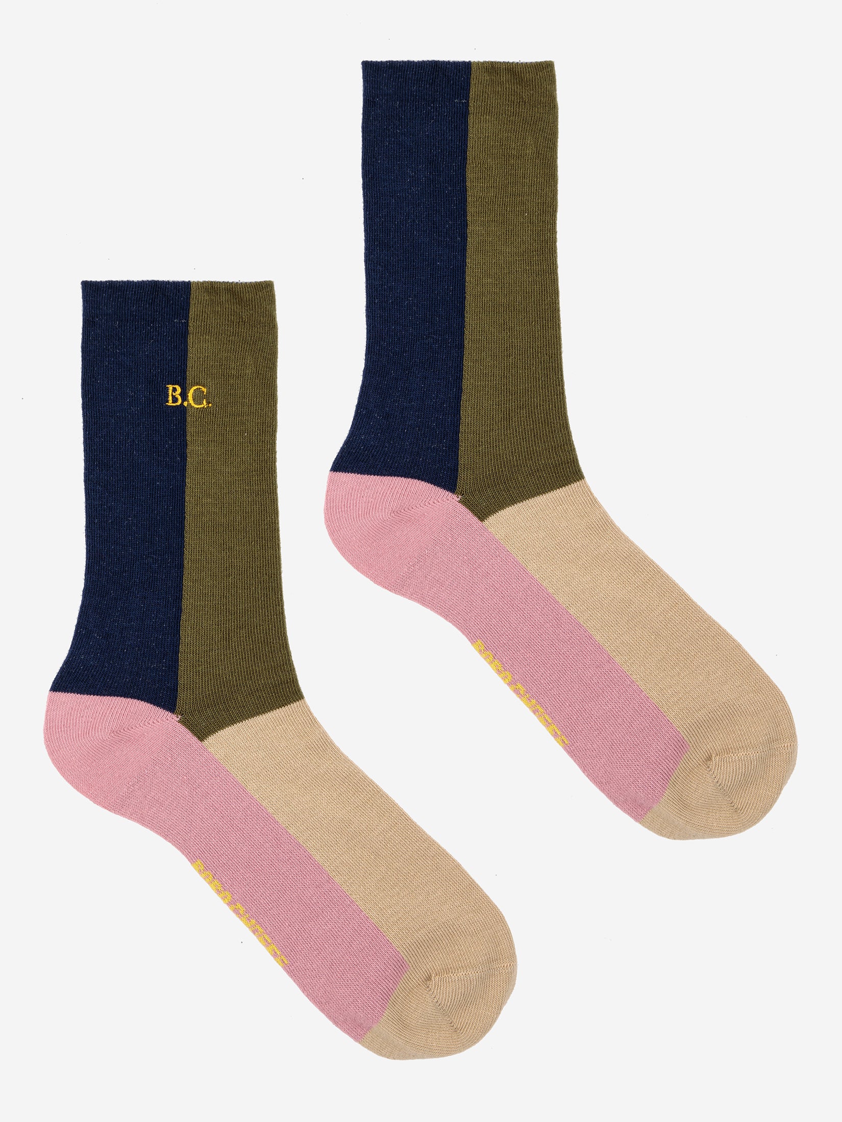 Bobo Choses  COLOR BLOCK long socks / unisex