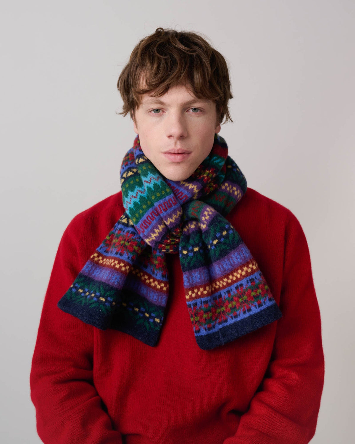 Future is Mixed up Scarf - spectrum