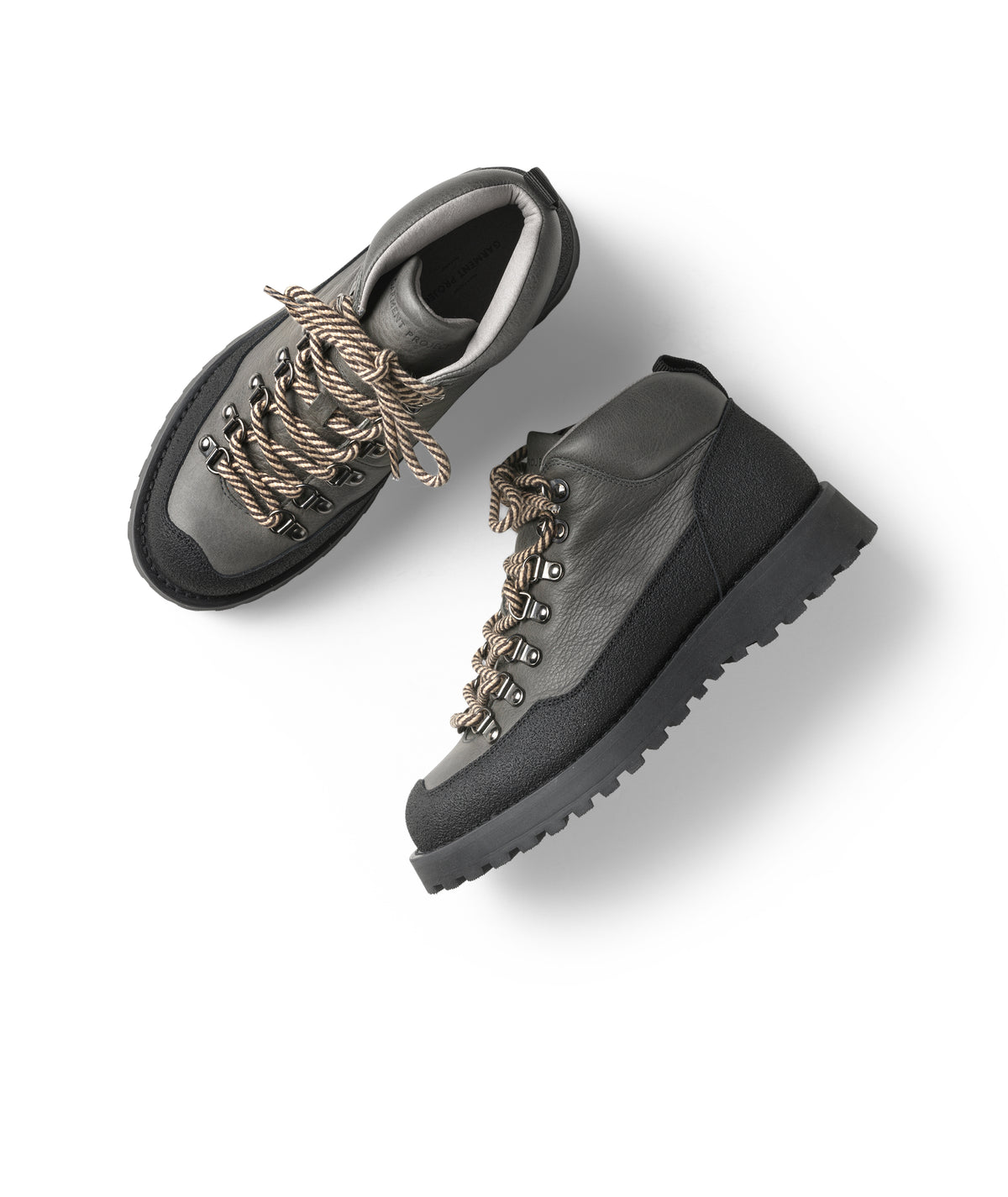 Dune Mid - Dark Grey Tumbled Leather - dark grey