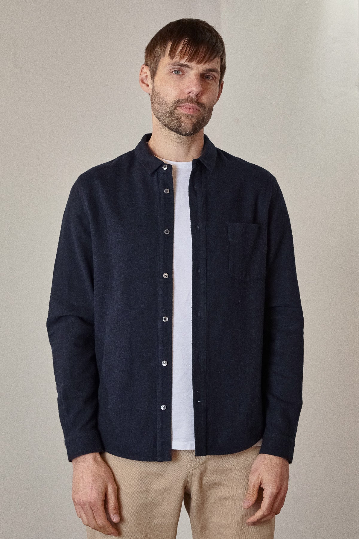 About Companions SIMON eco flannel shirt / men