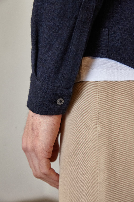About Companions SIMON eco flannel shirt / men