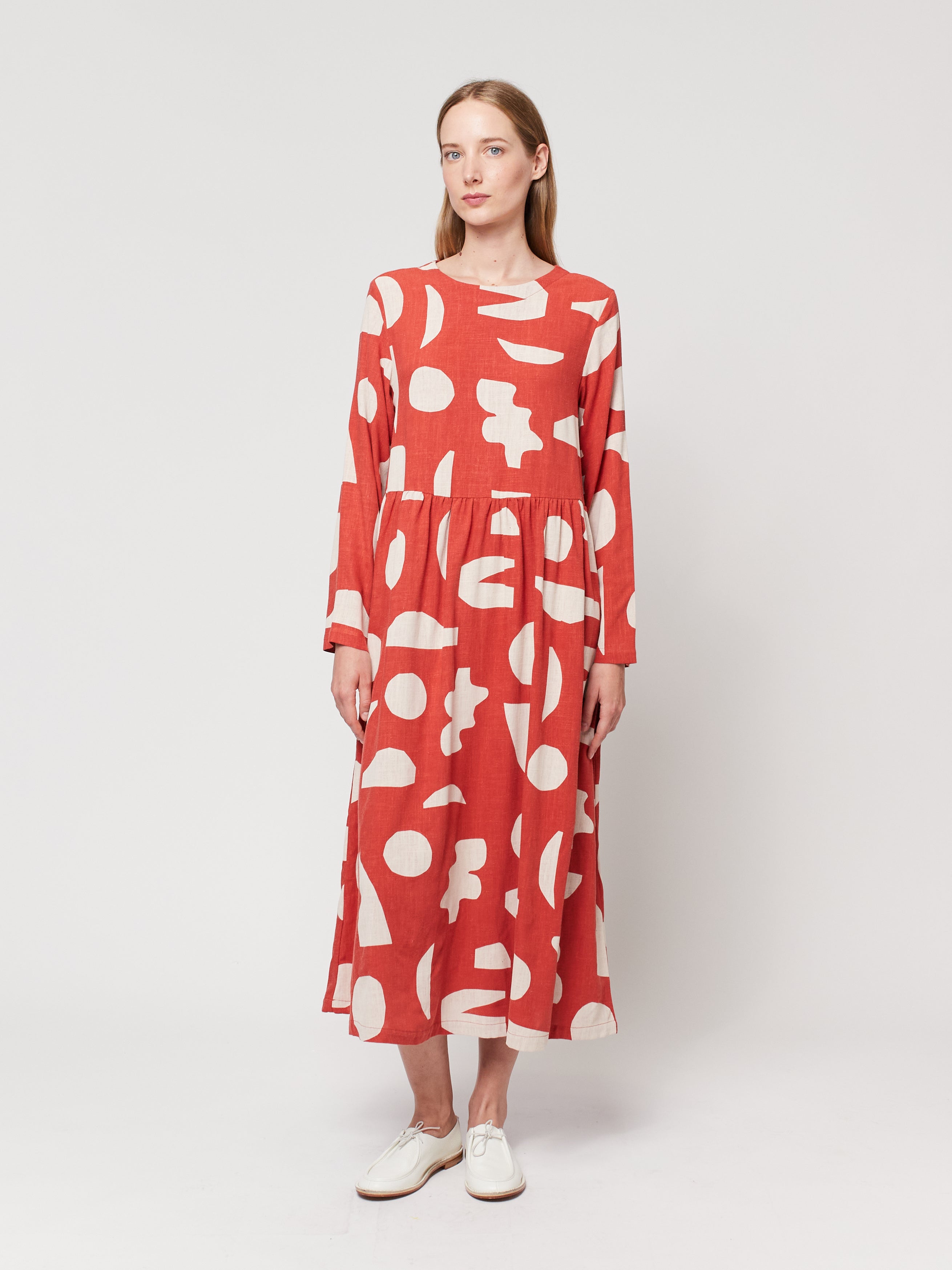 BOBO CHOSES  Summer Landscape Print Flared Long Dress / women