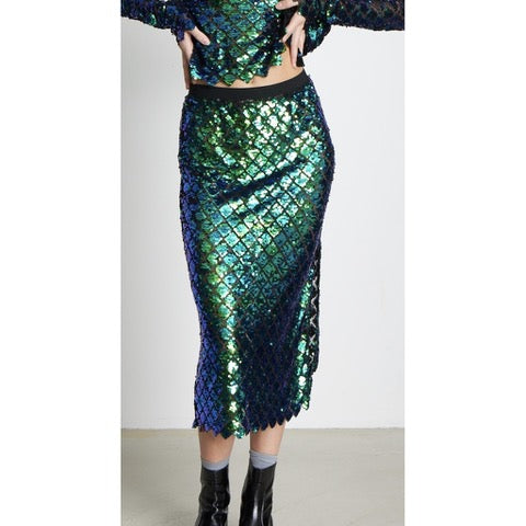DOLORES sequins skirt