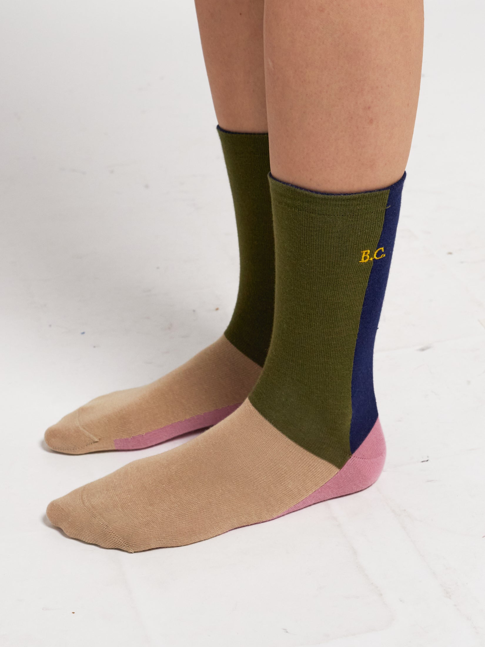 Bobo Choses  COLOR BLOCK long socks / unisex