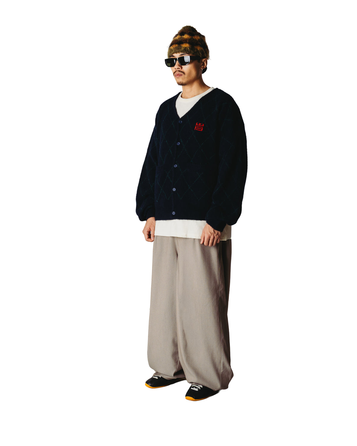 WBOni Check Cardigan