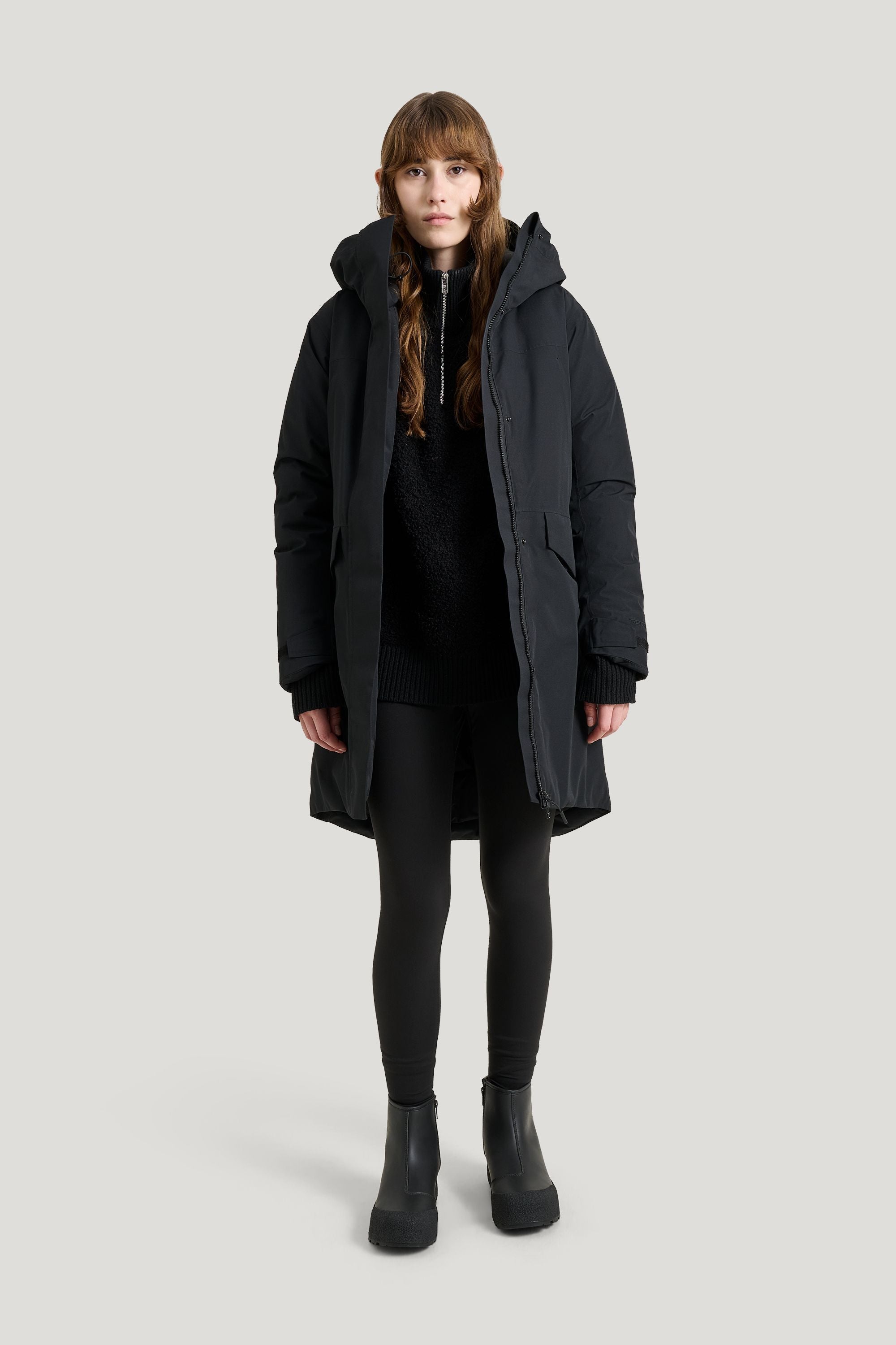 Haze Insulated Parka black - model 1