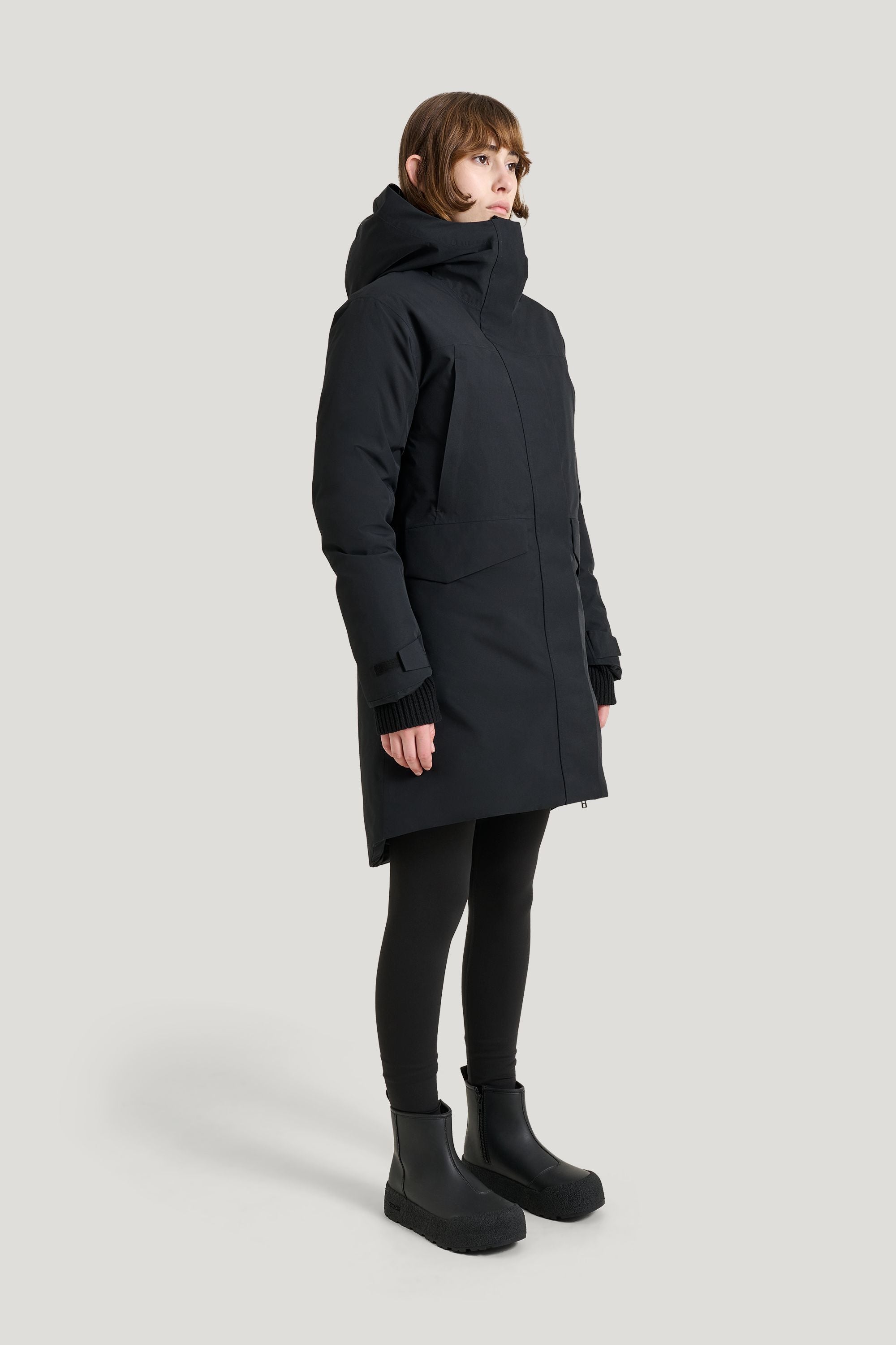 Haze Insulated Parka black - model 2