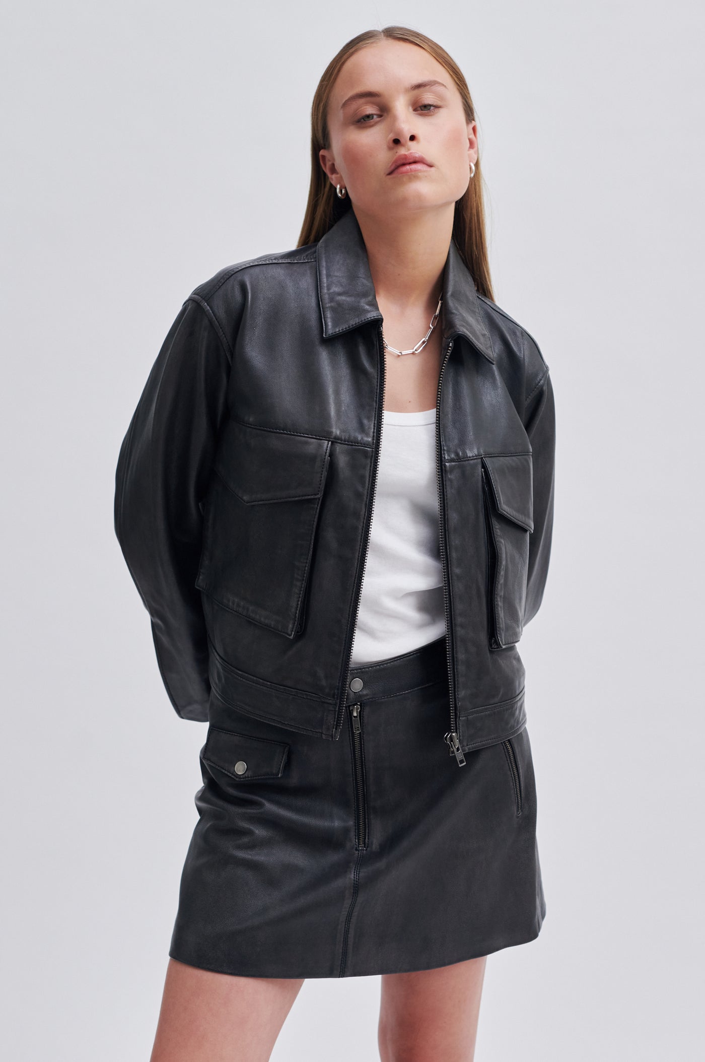 Second Female  LATO leather jacket / women