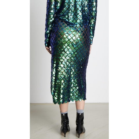 DOLORES sequins skirt