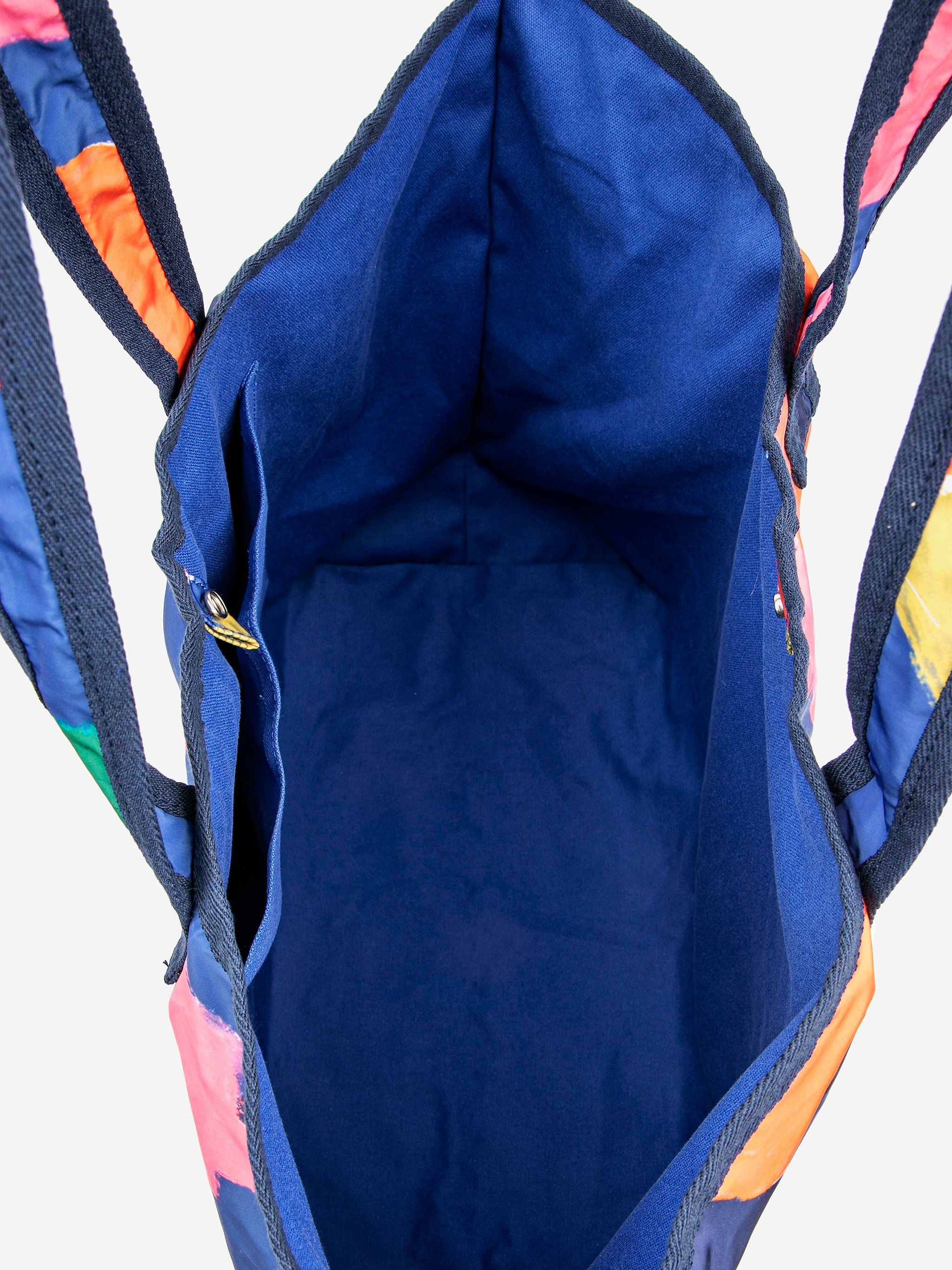 Blooming color canvas tote