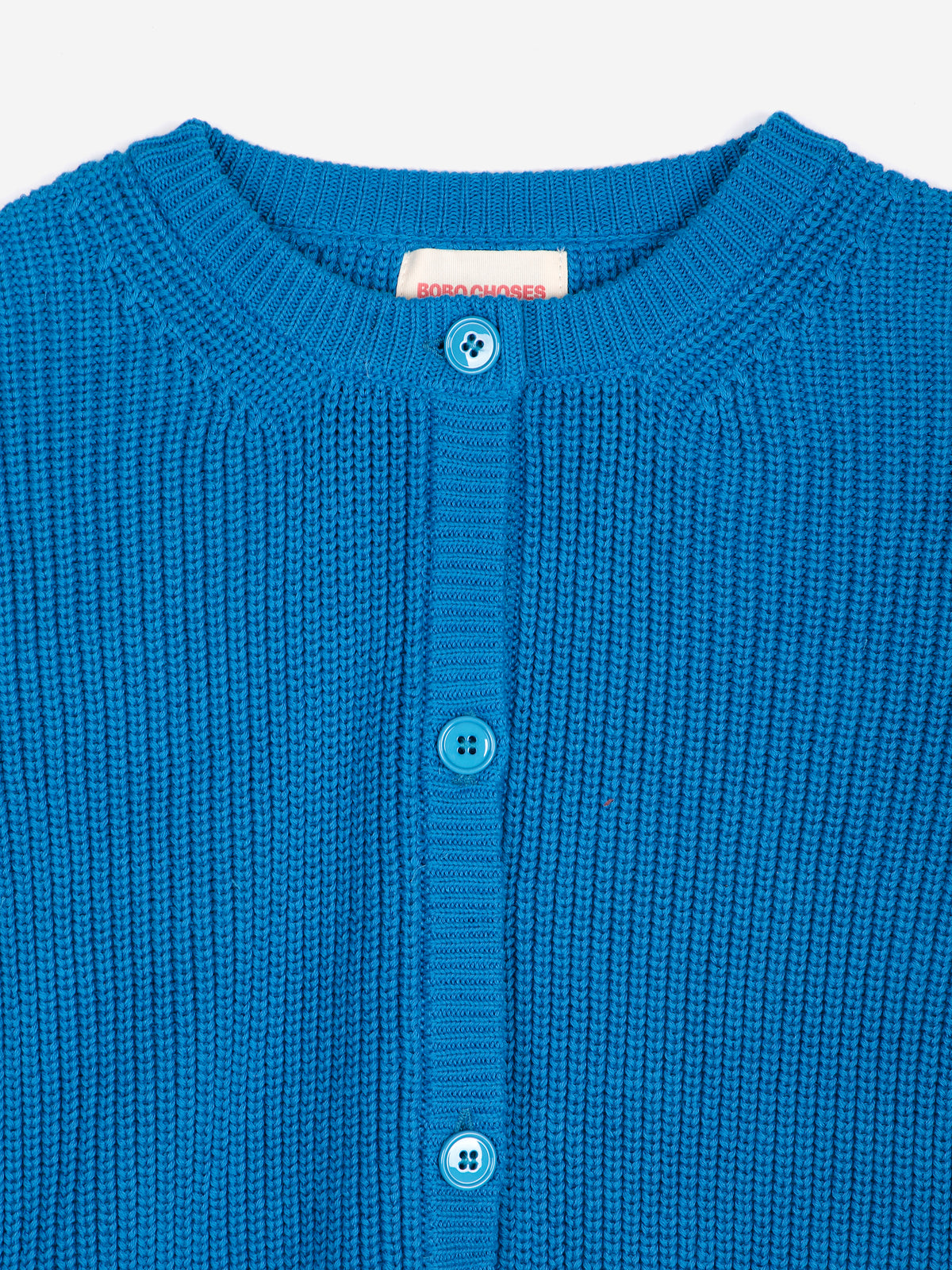 Pearl knitted cotton cardigan