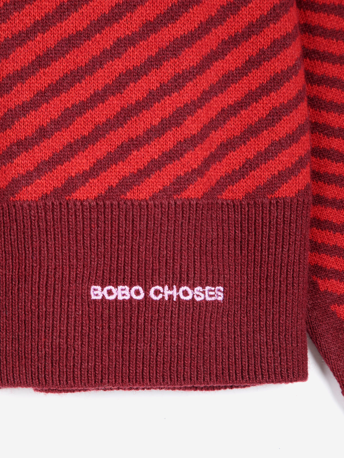 Jacquard wool blend jumper
