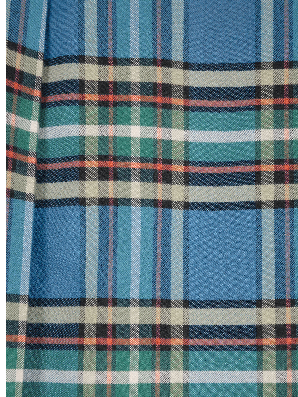 Tartan flannel pleated skirt