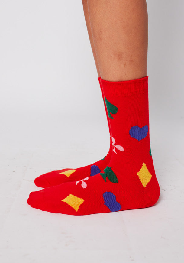 Card game short socks