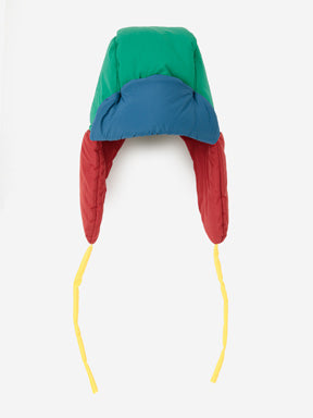 Color Block padded chapka