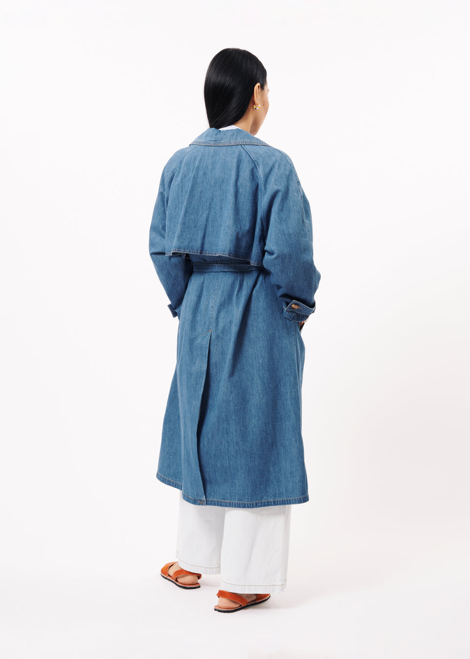 FRNCH  Trench DALY Bleu jean / women