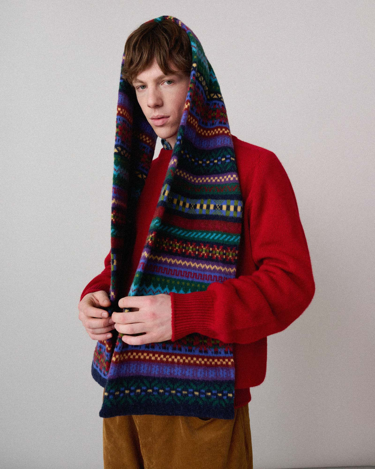 Future is Mixed up Scarf - spectrum