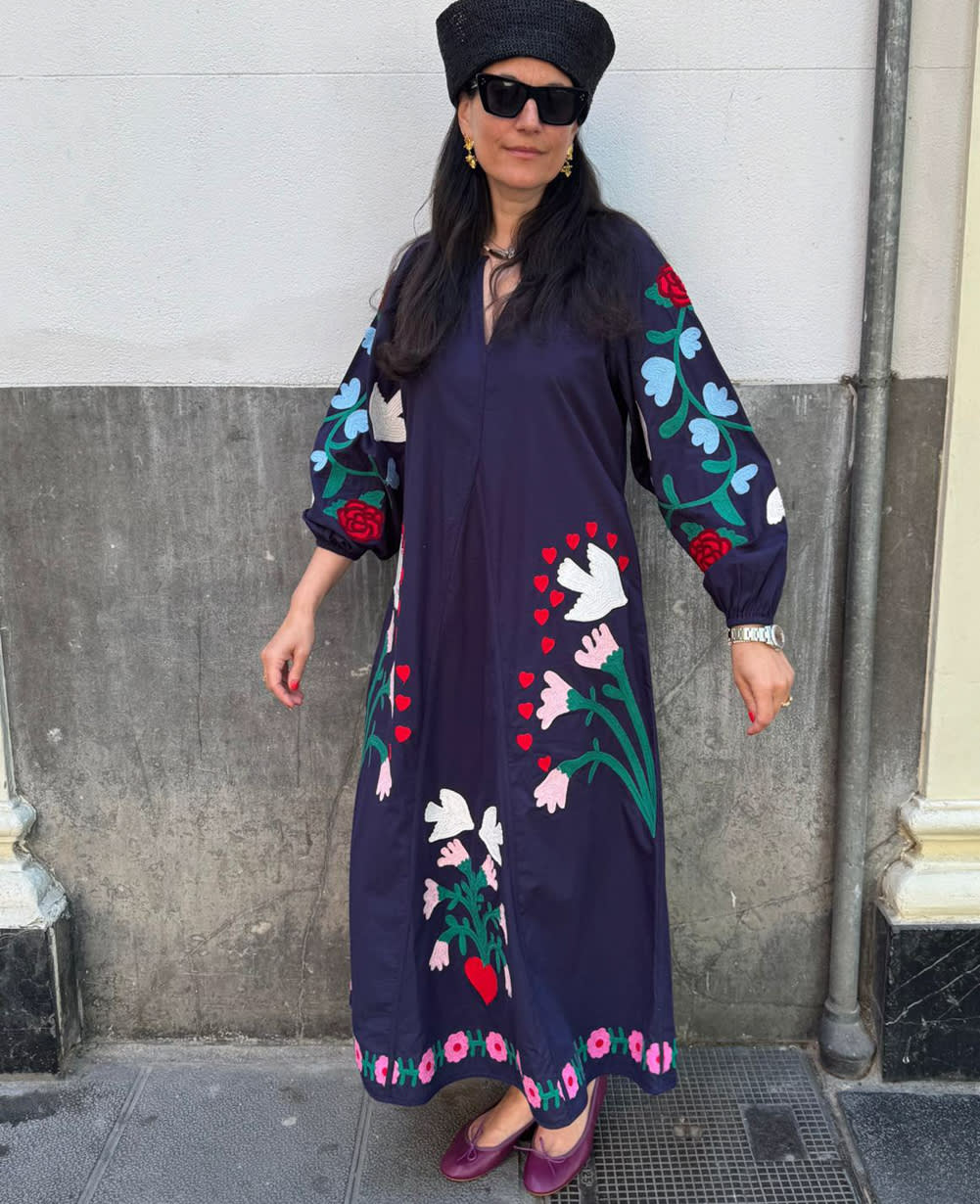 Fran Dress - Navy