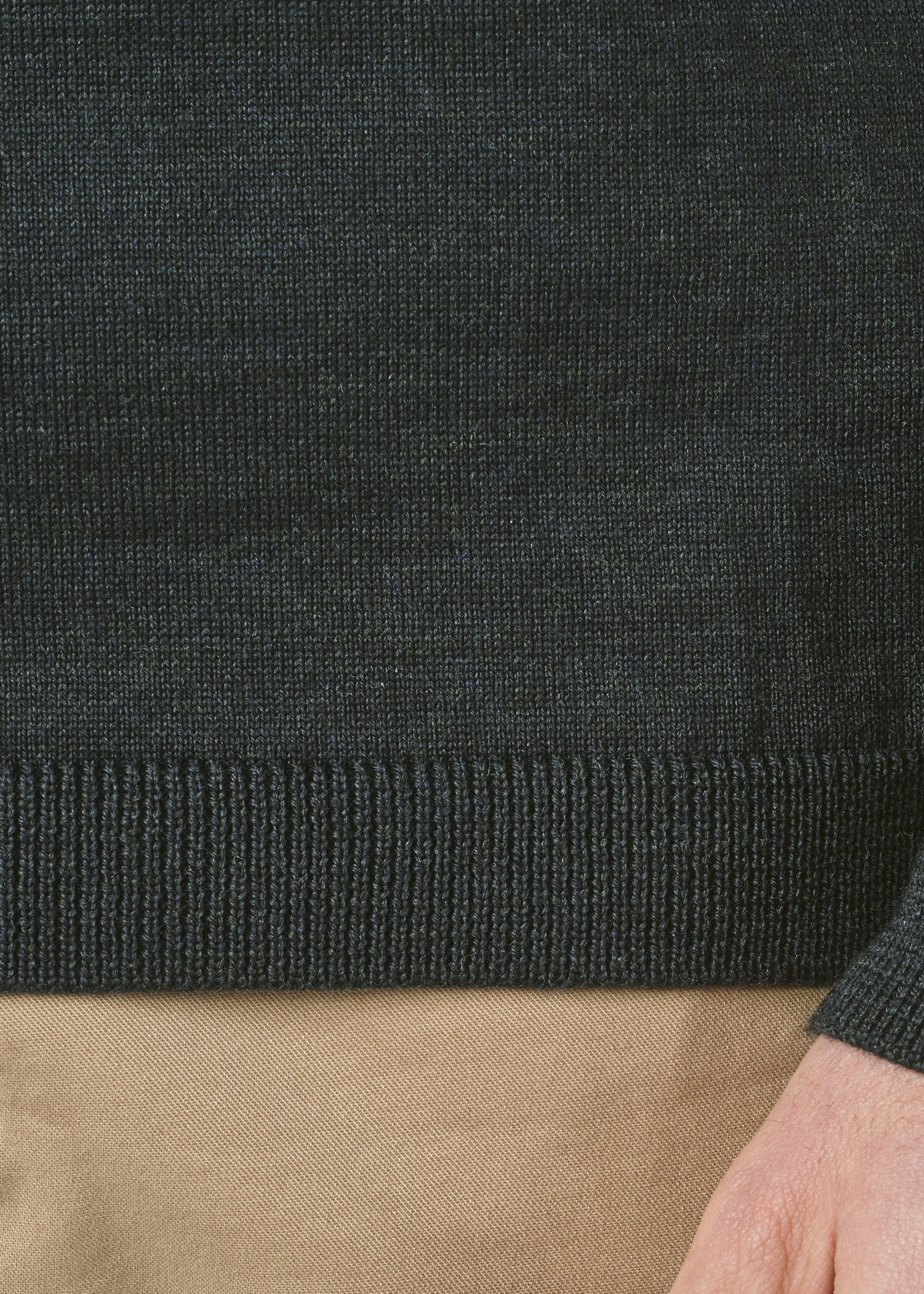 Mens basic merino knit sweater