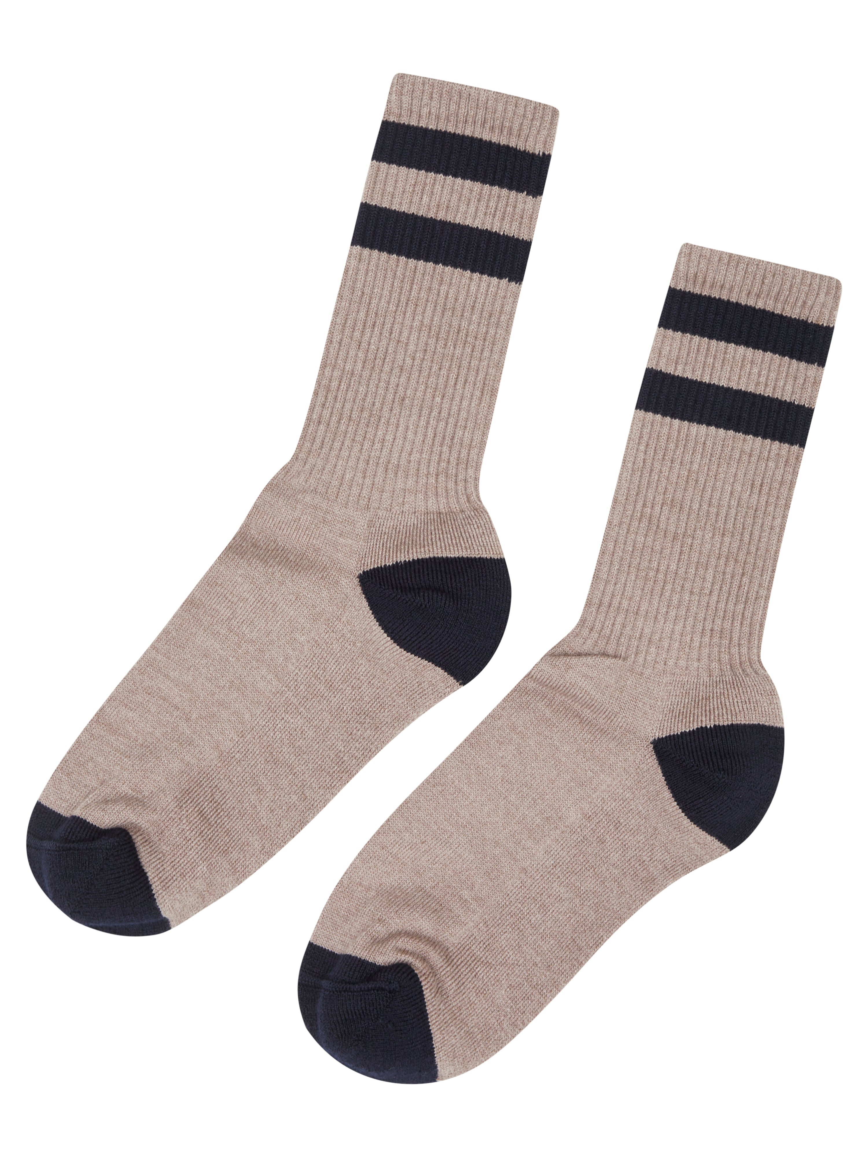 Striped merino sock