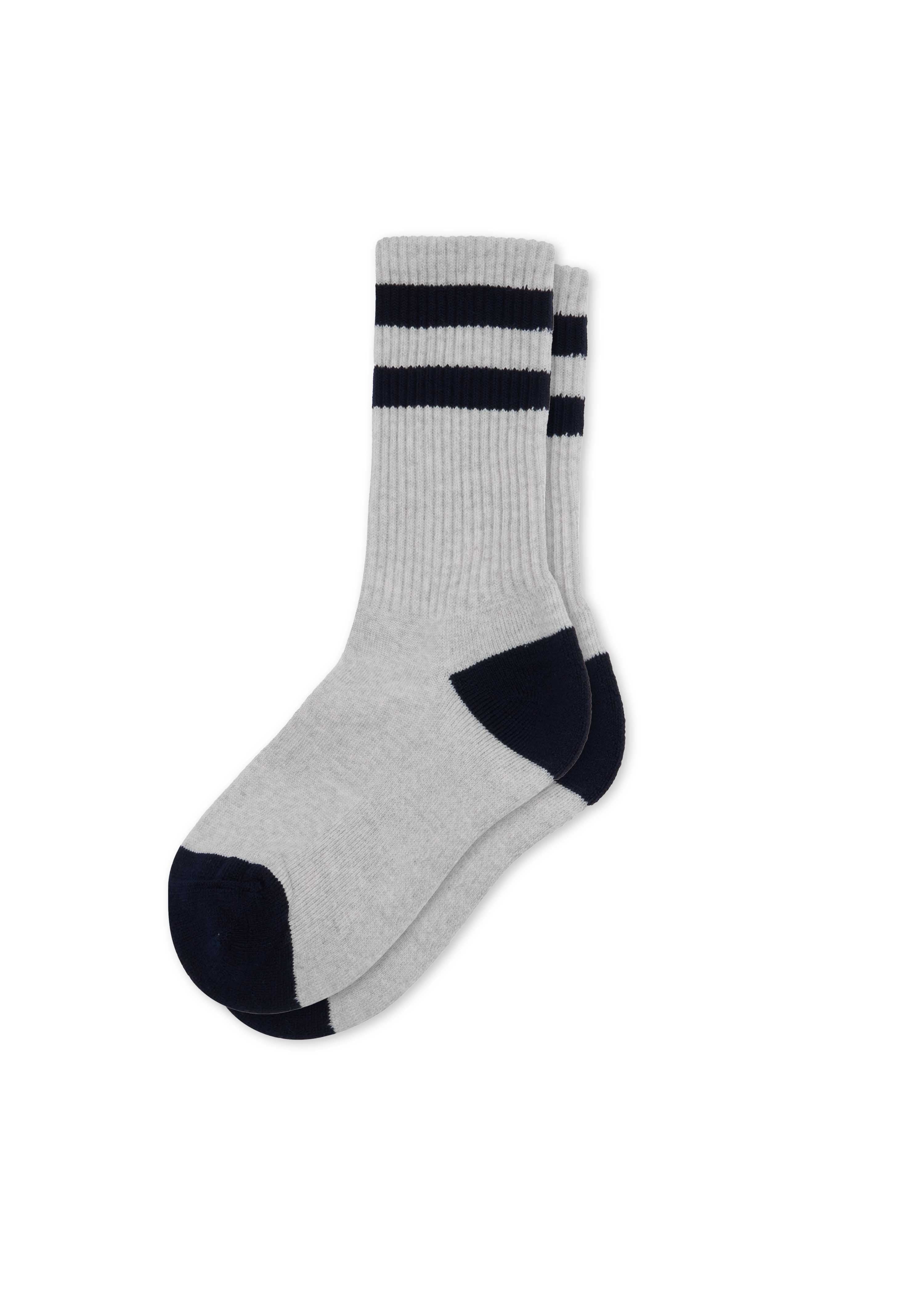 Striped merino sock