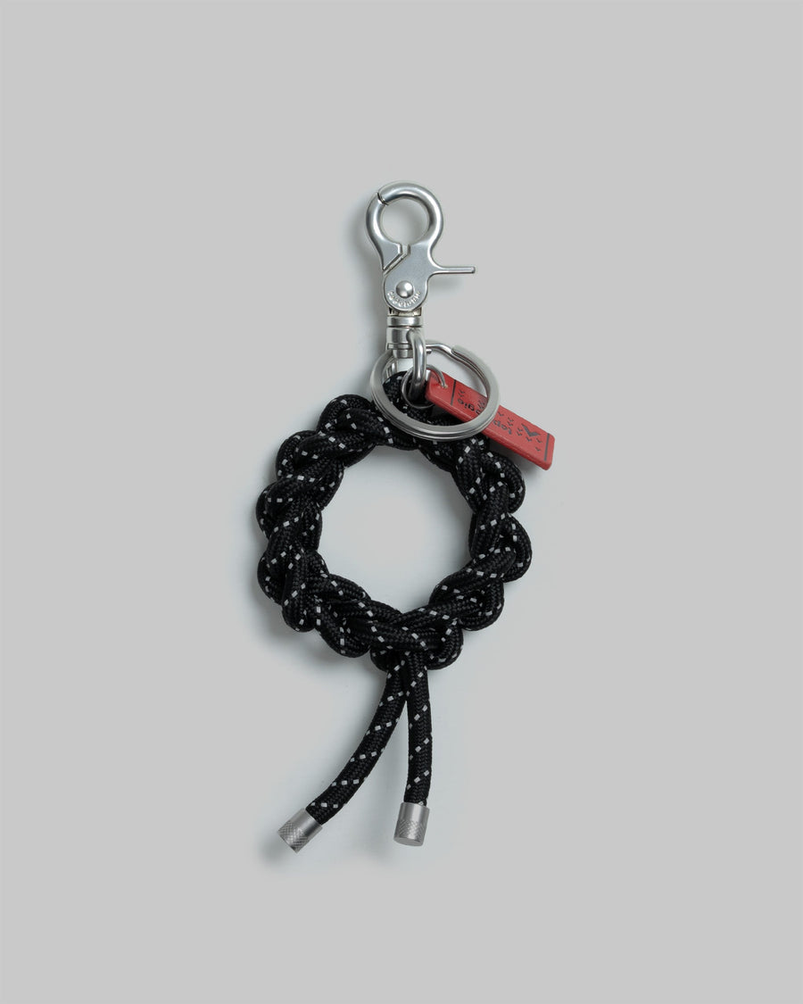 Krans Keychain black reflective