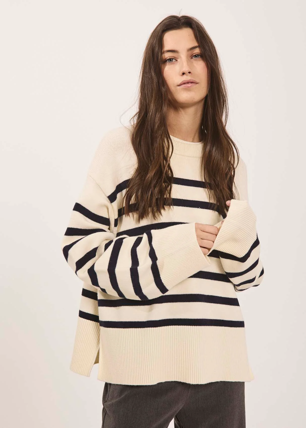 Norr  Lindsay new knit stripe top / women