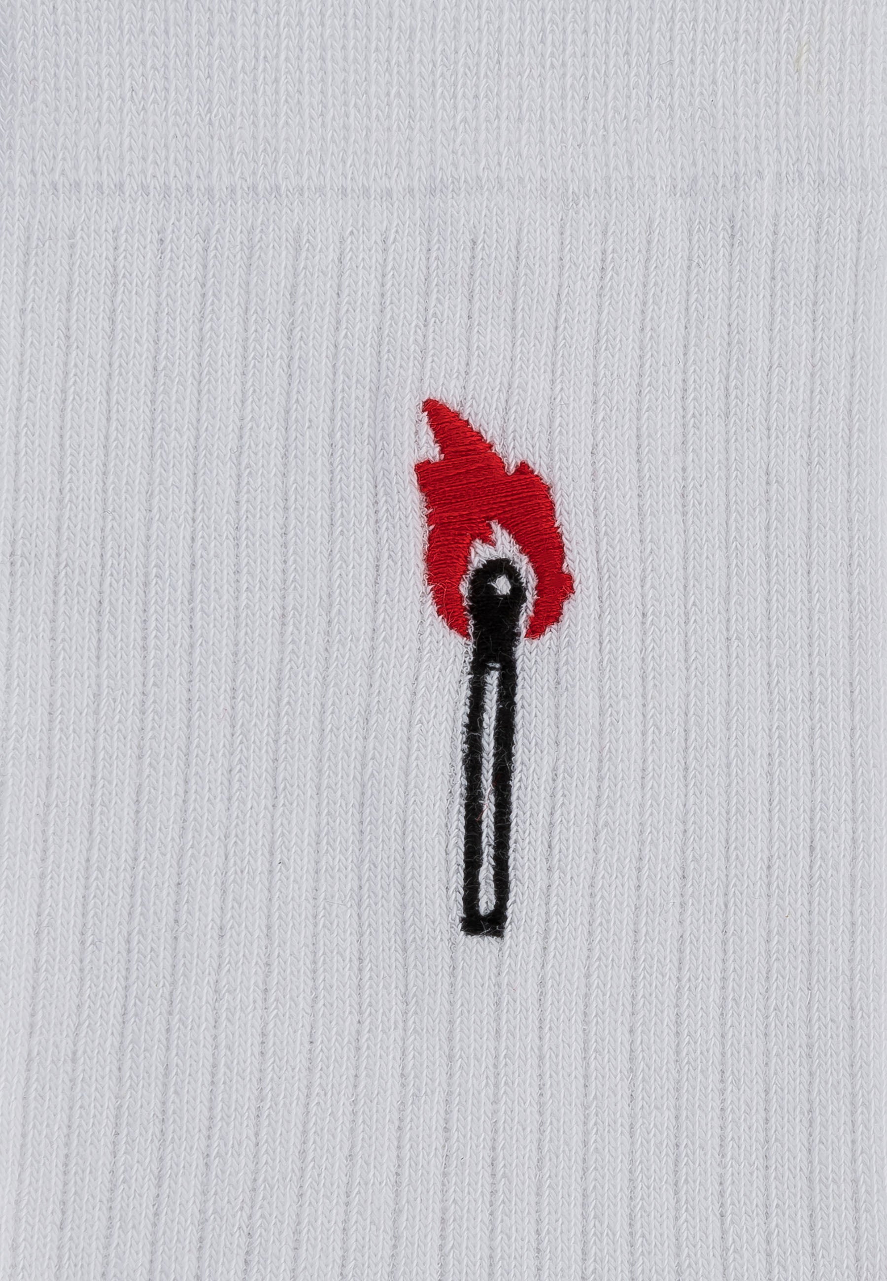 Ribbet Socks embroidery