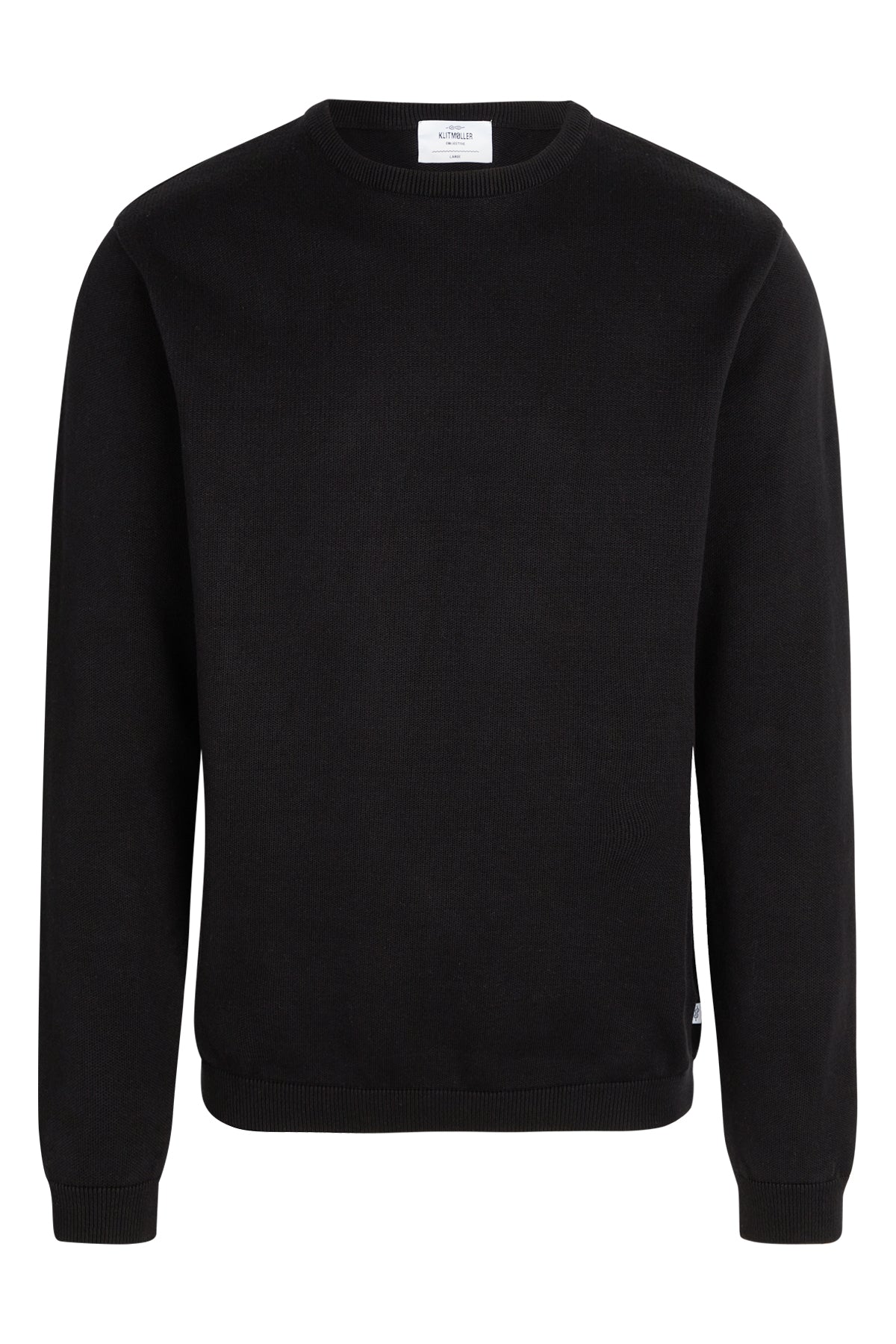 Mens basic cotton knit sweater