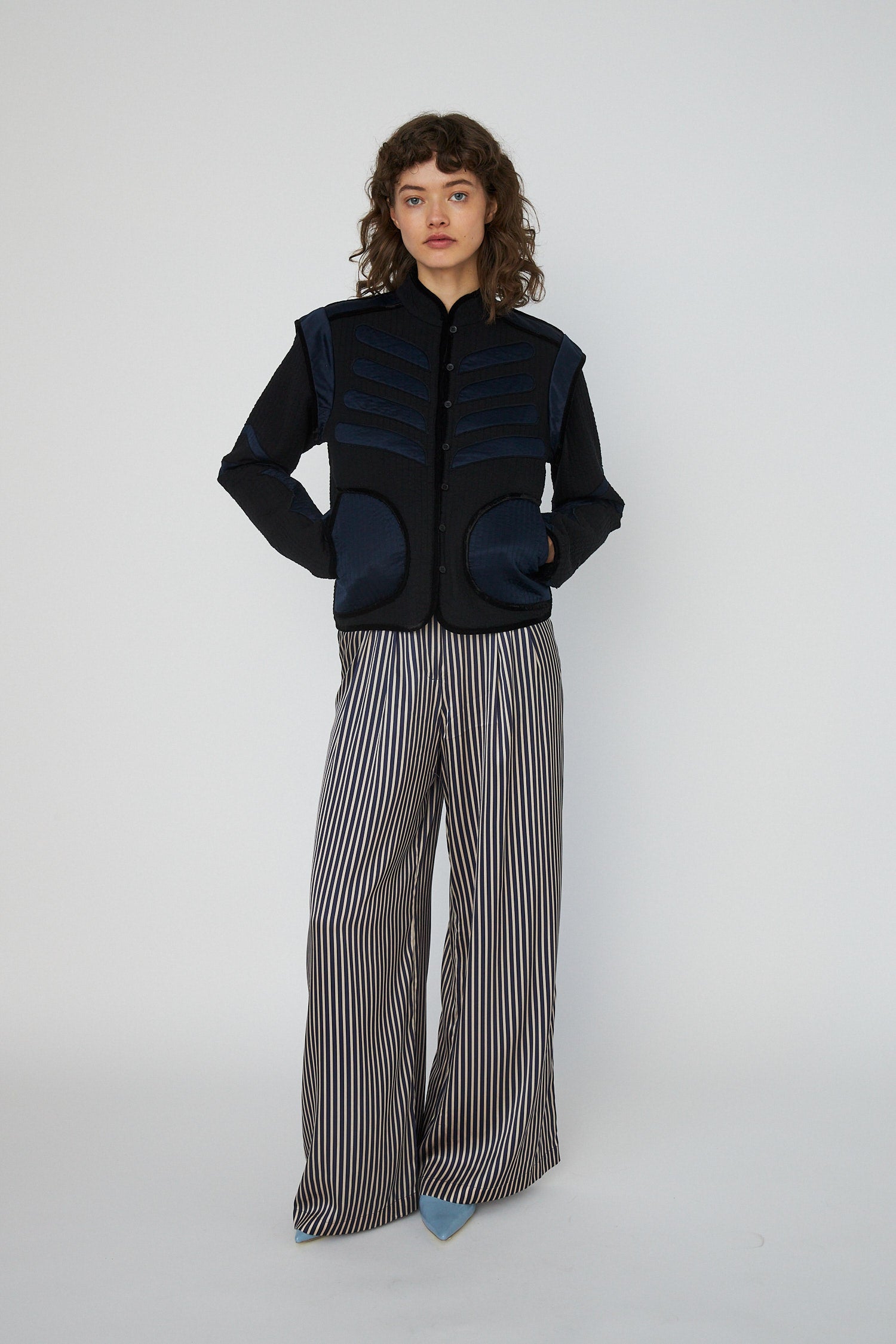 Moon and Star Embroidered Jacket