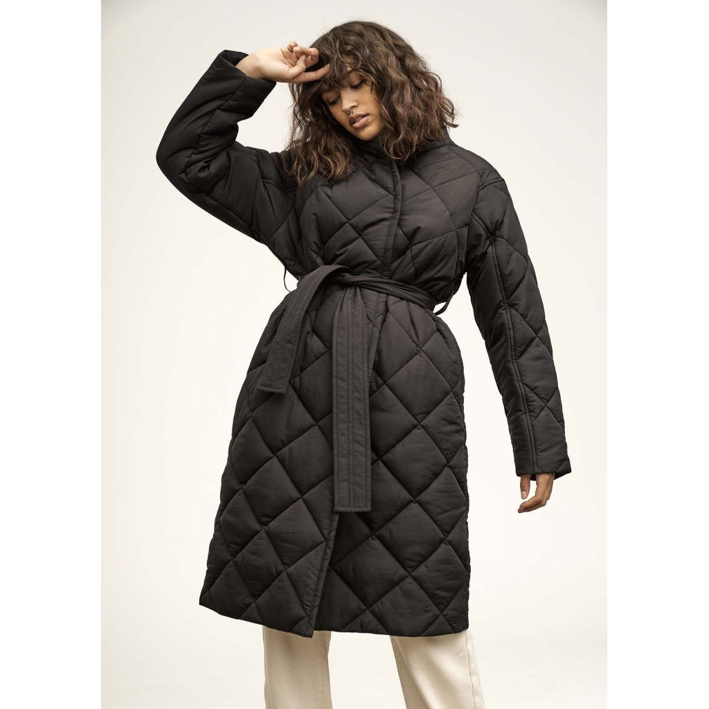 Grey quilted 2025 jacket ladies