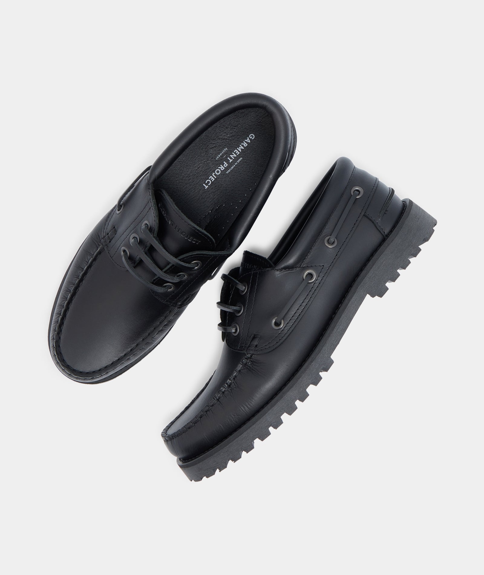 Garment Project ollieboatshoe men black