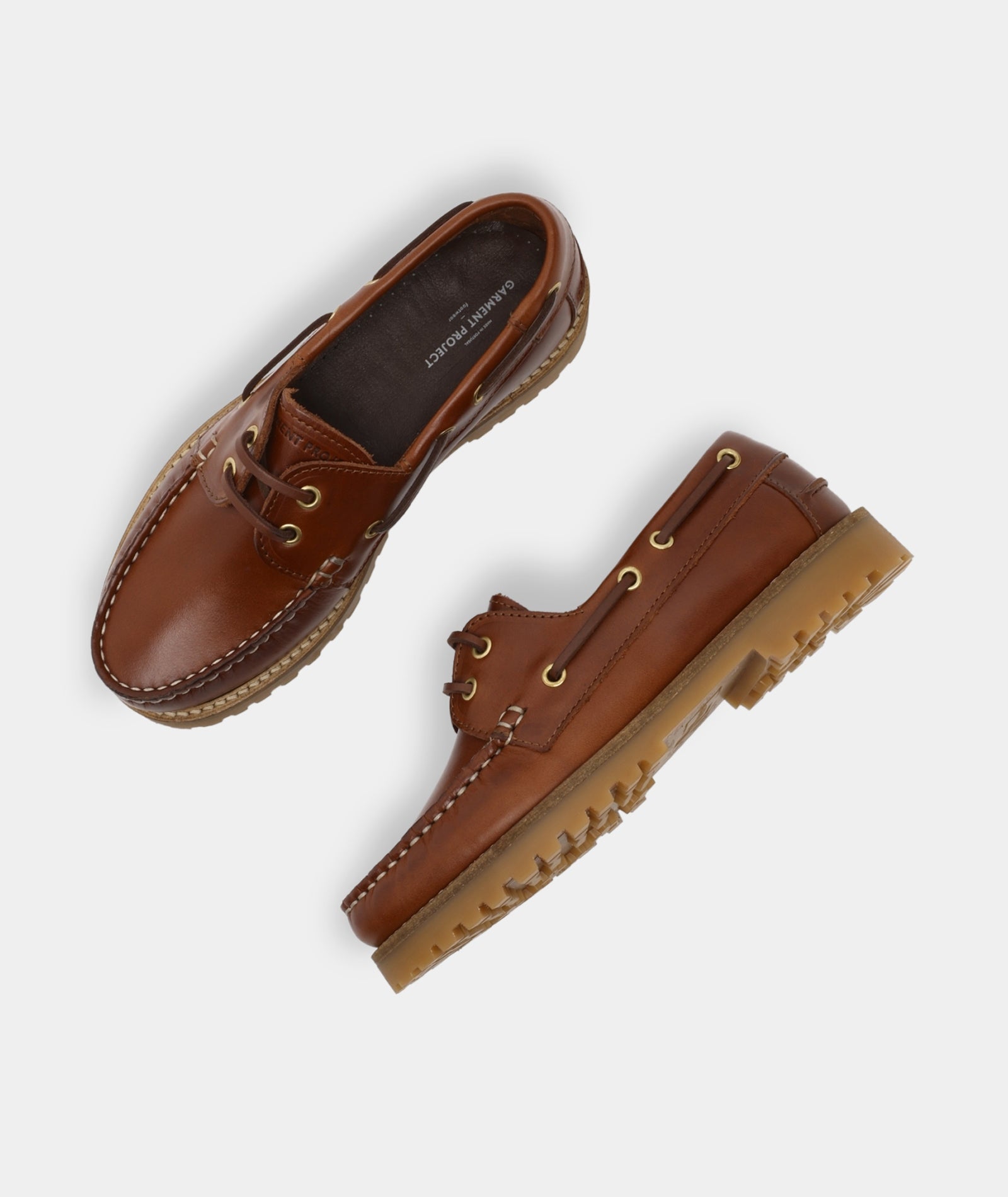 Garment Project ollieboatshoe women brown