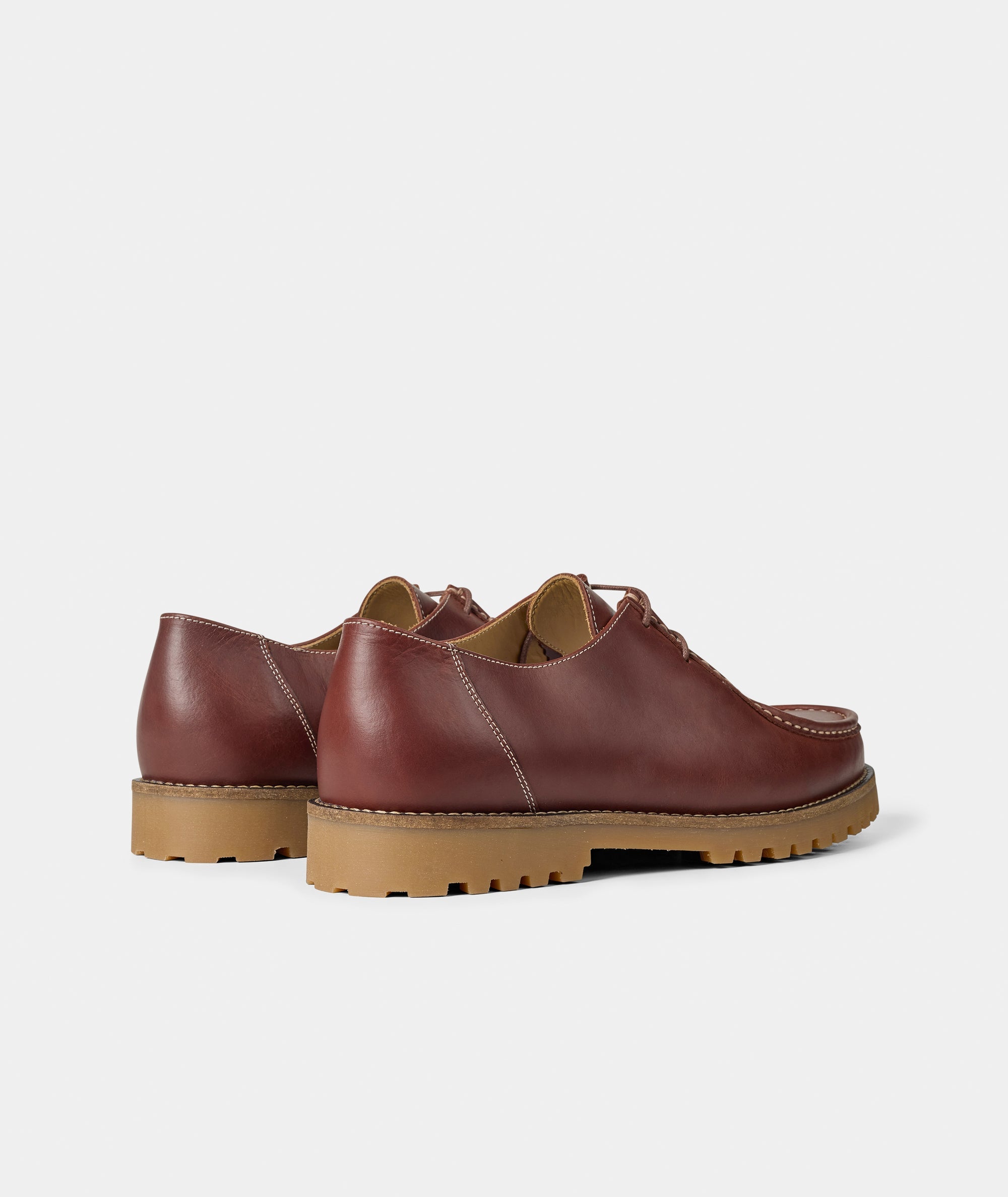 Ollie Moc Toe - Black Leather