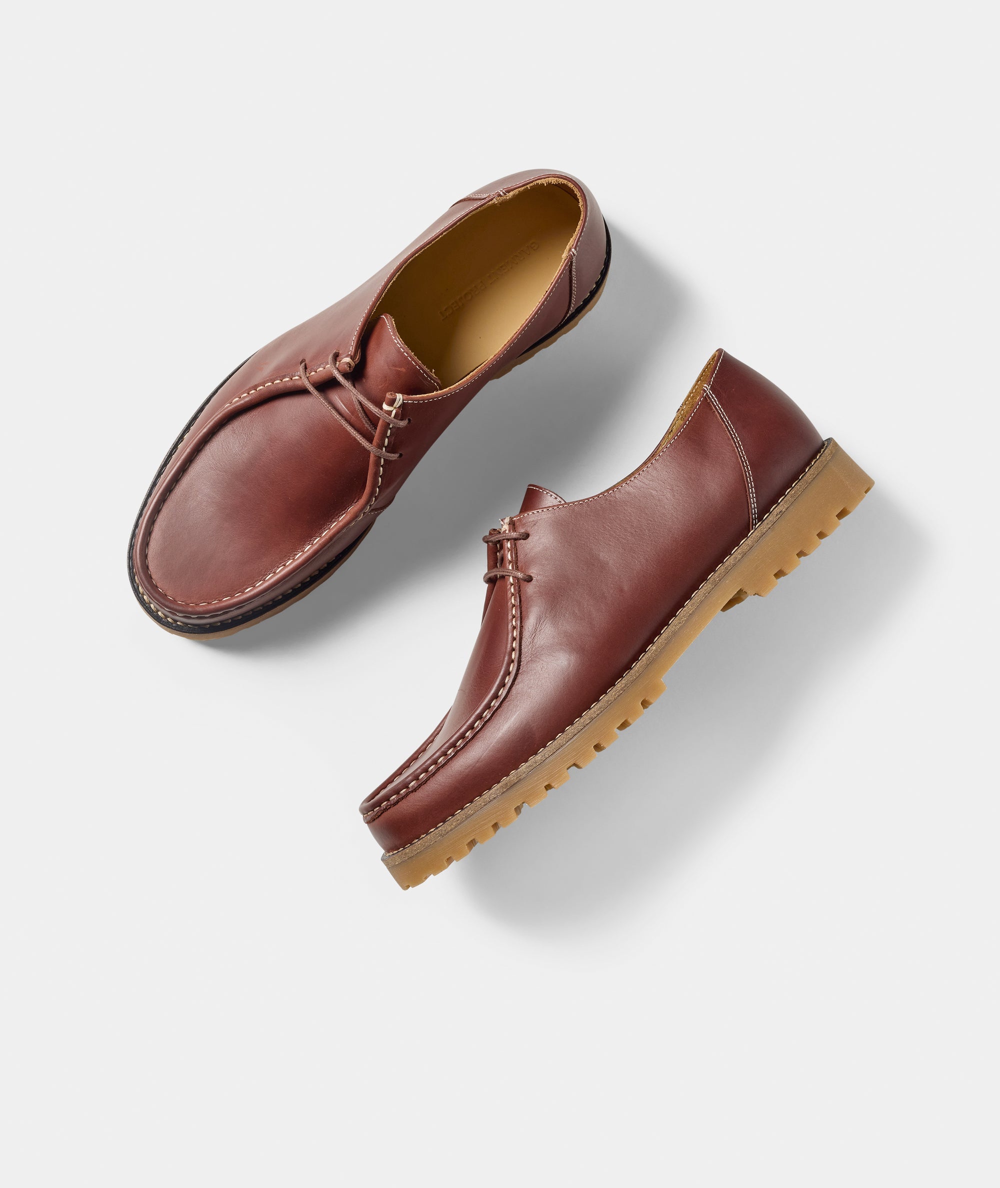 Ollie Moc Toe - Black Leather