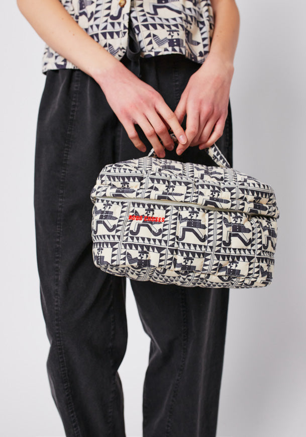 Quilted travel pouch