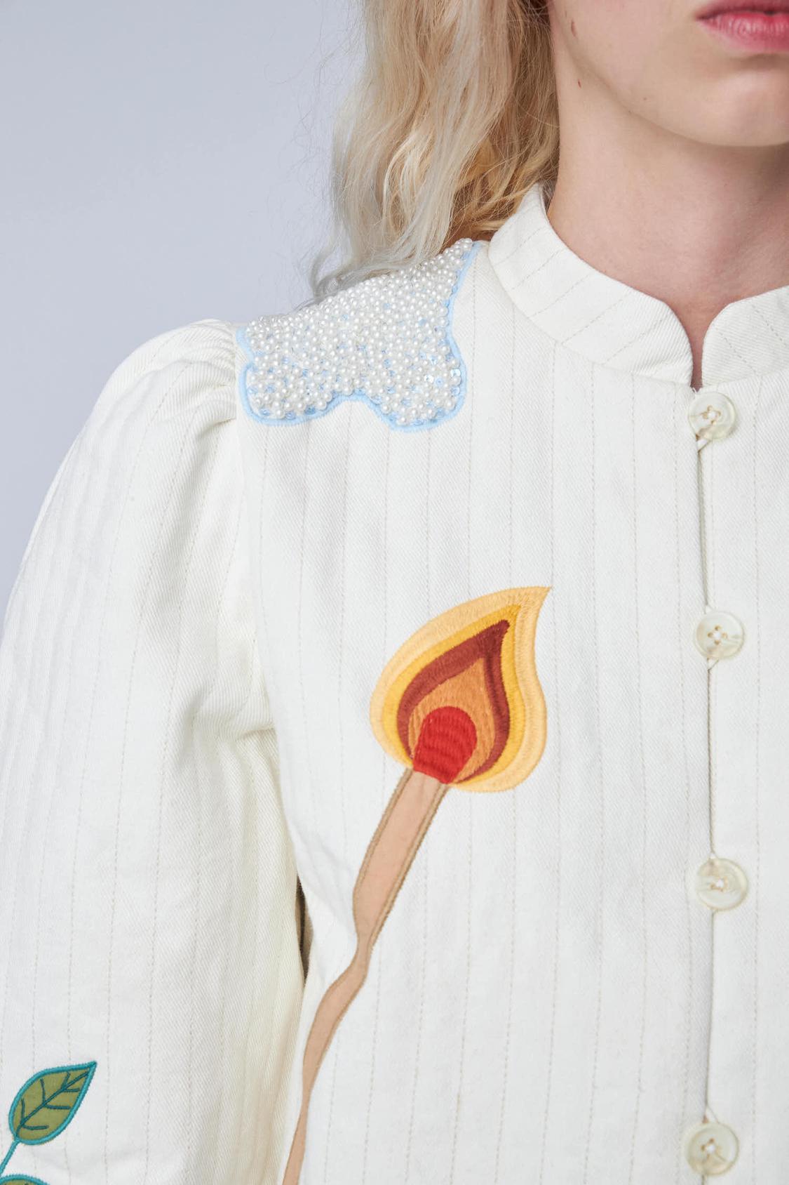 Patchwork Elements Cotton Jacket
