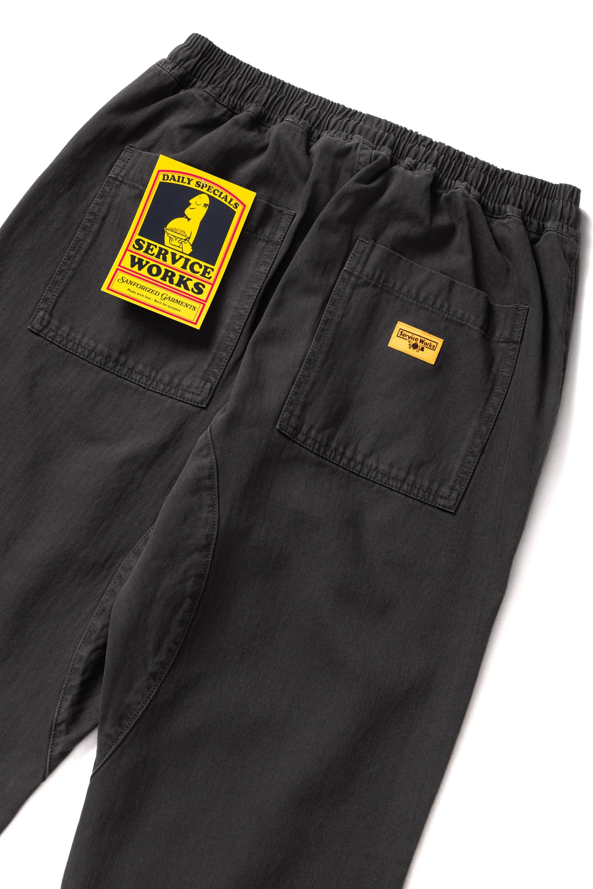 Pigment HBT Chef Pants - black