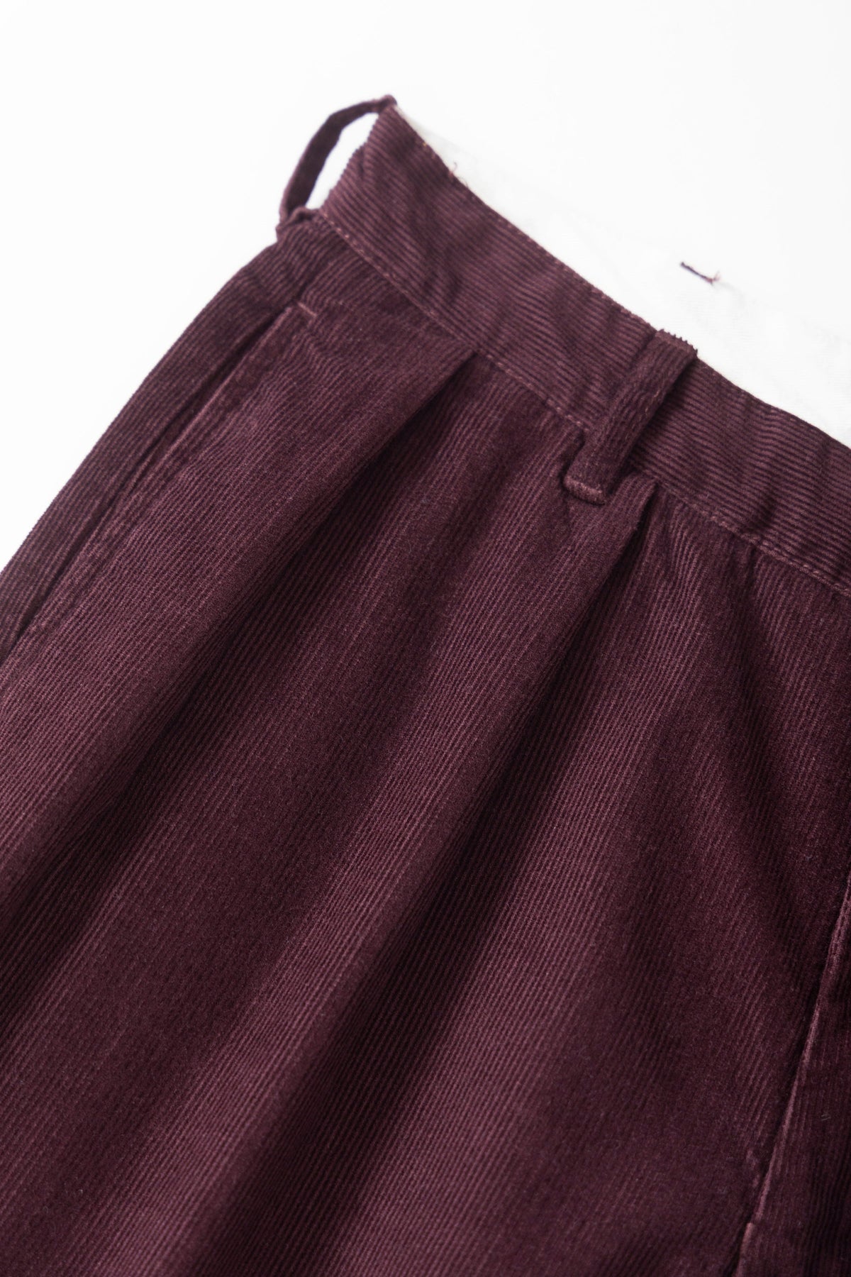 Fine Cord Part-Timer Pants - burgundy