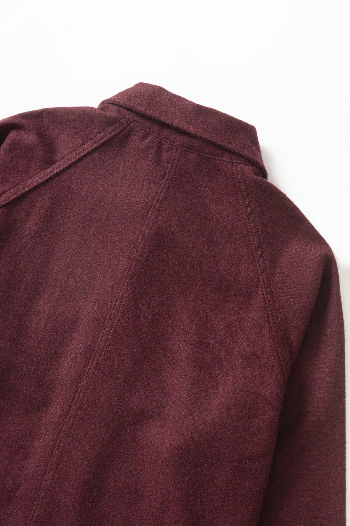 Flannel FOH Overshirt - burgundy