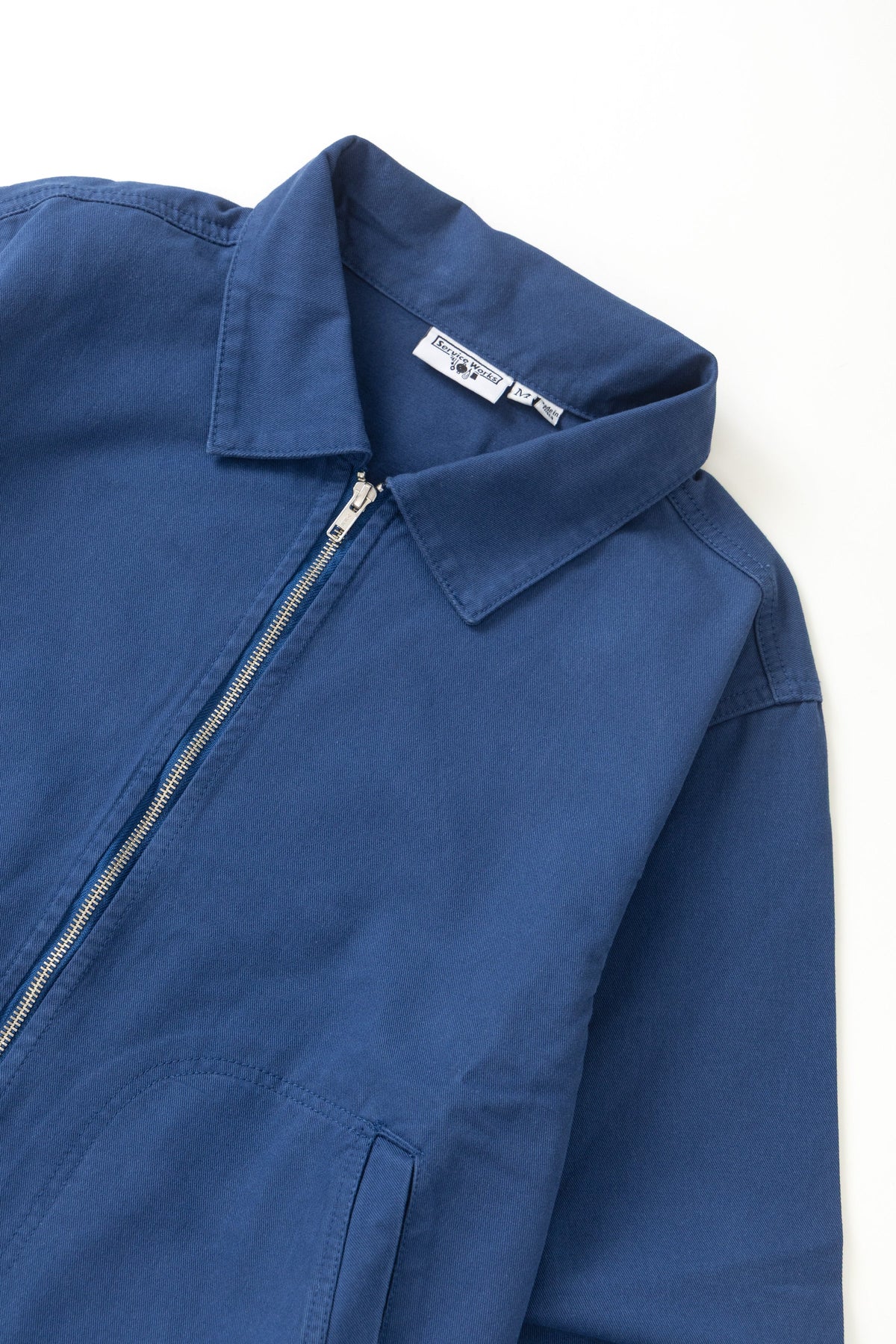 Twill Work Jacket - blue
