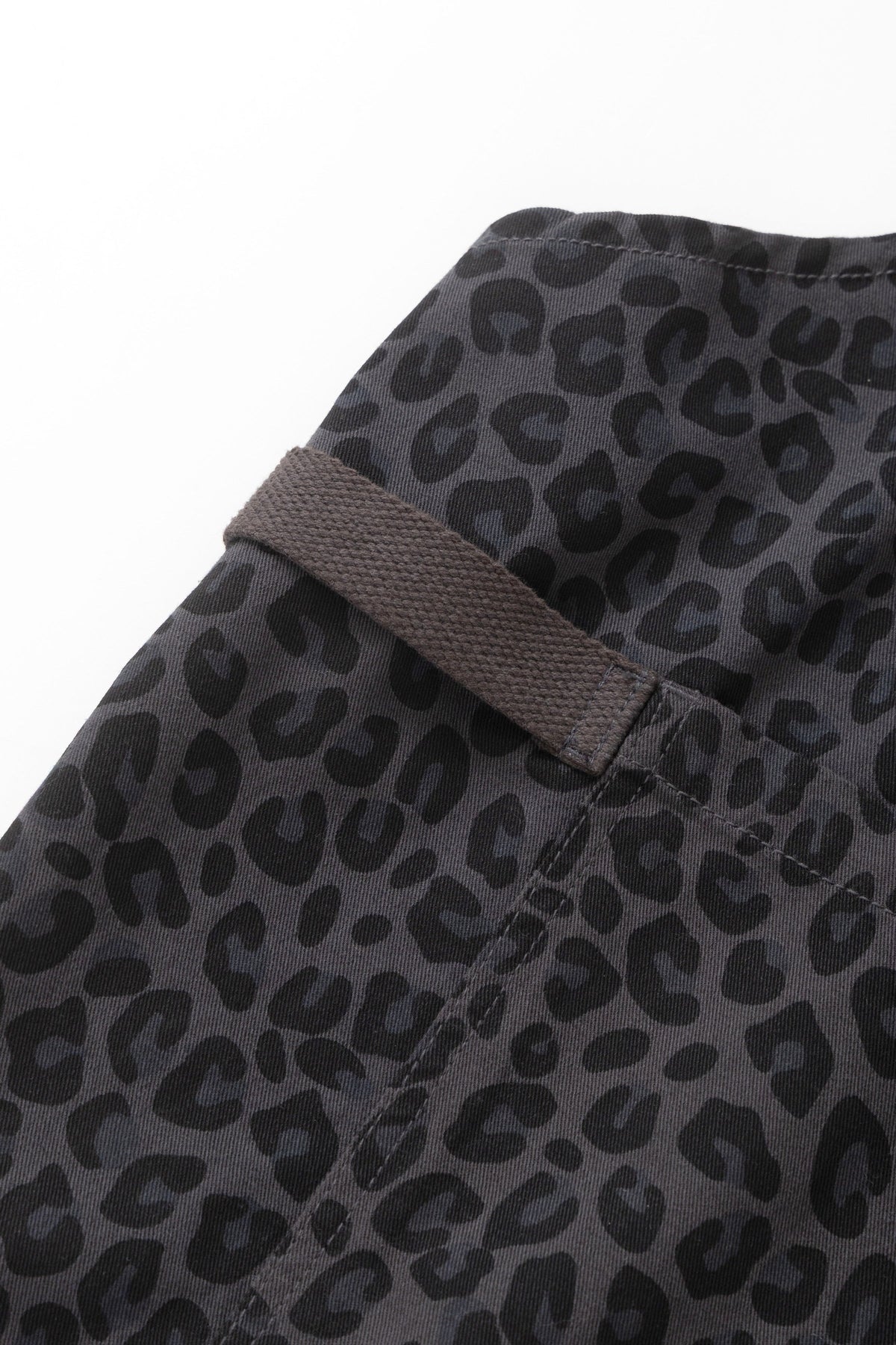 Patterned Apron - black leopard
