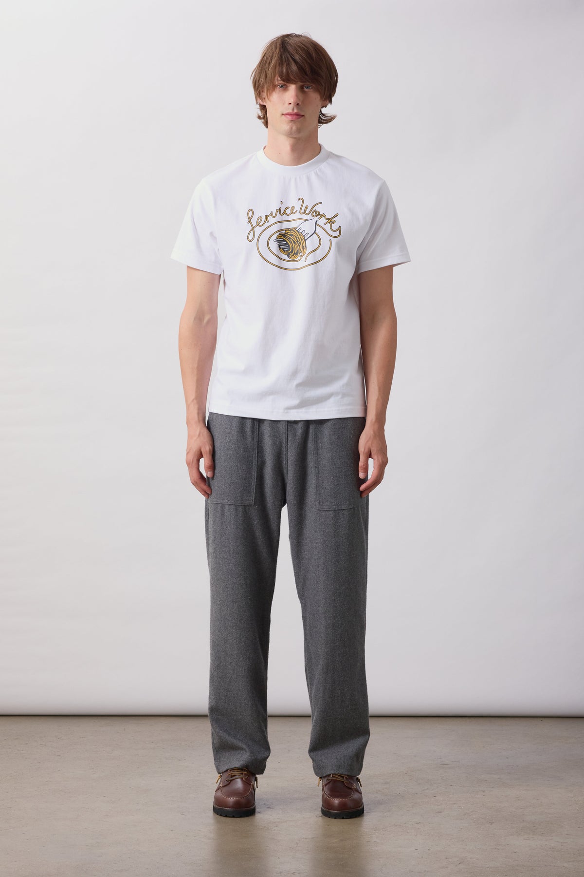 Spaghetti Tee - white