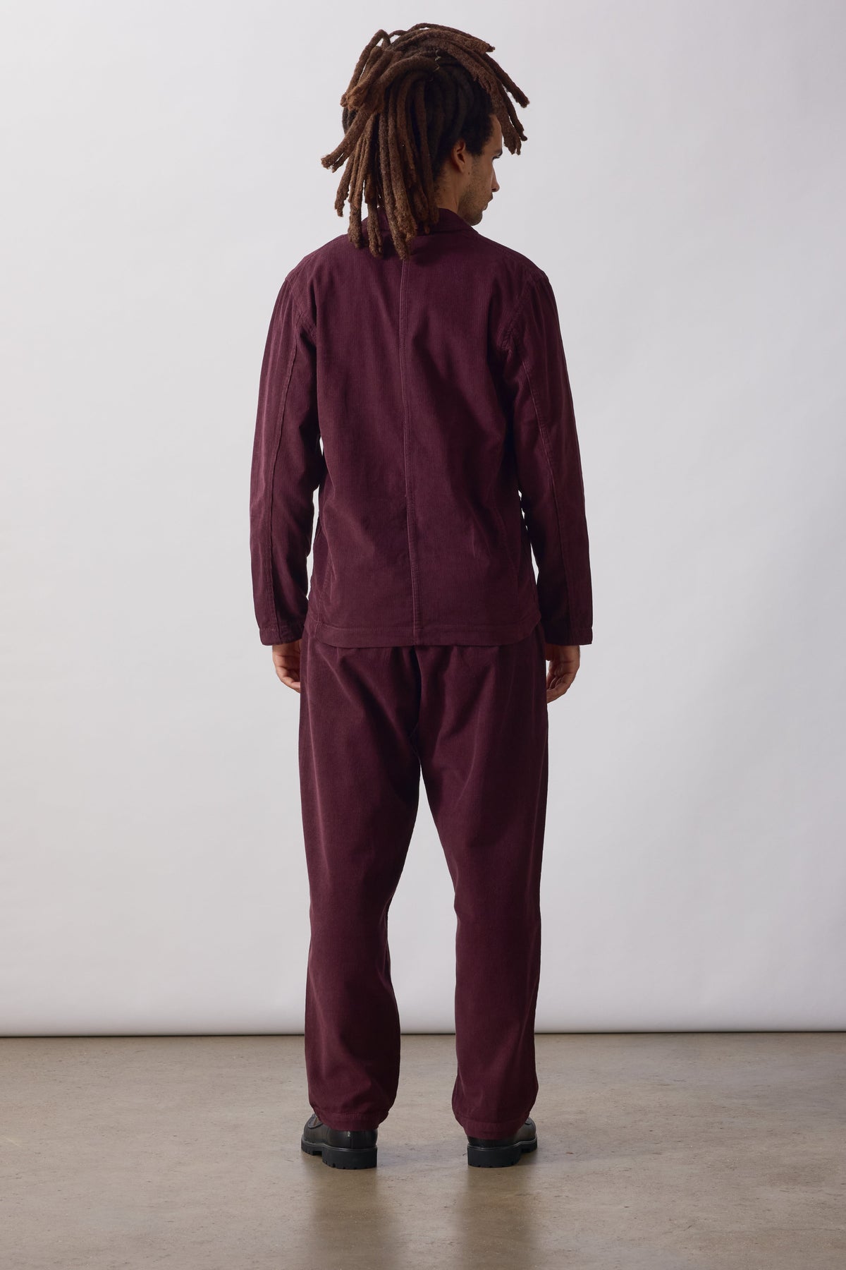 Fine Cord Part-Timer Pants - burgundy