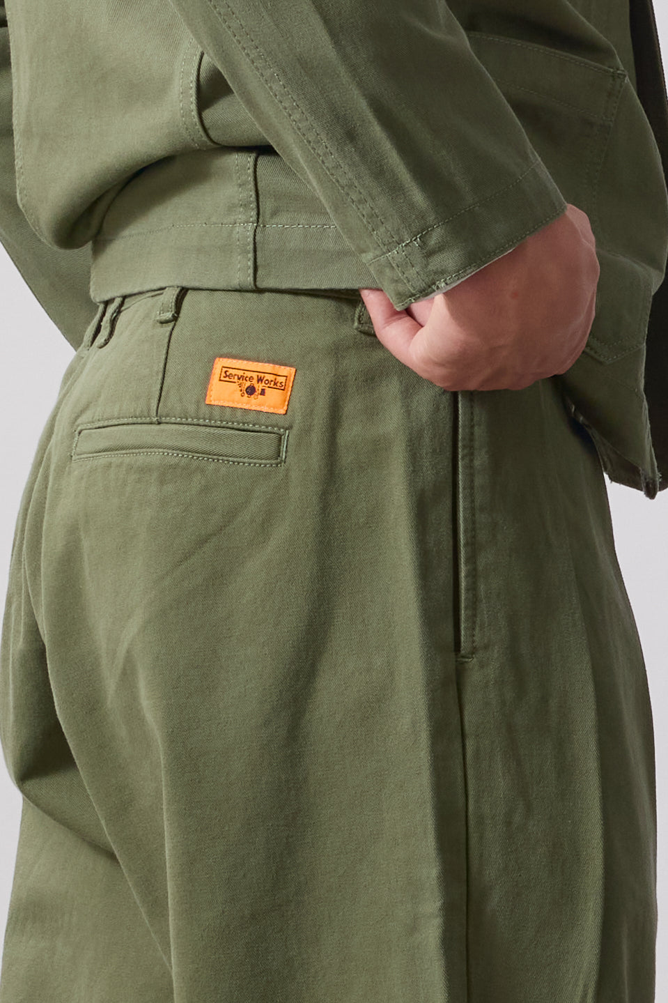 Twill Part-Timer Pants - olive