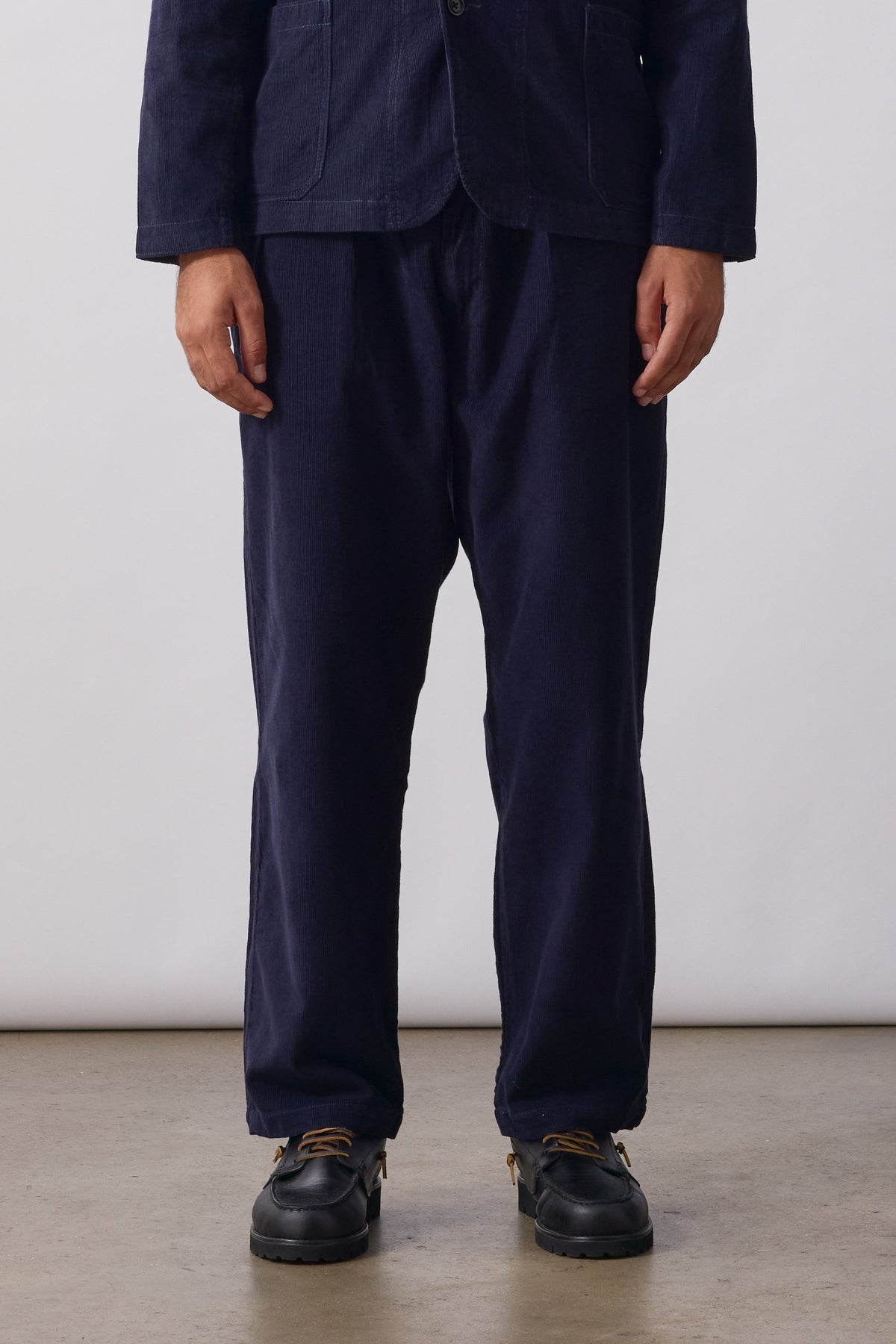 Fine Cord Part-Timer Pants - dark navy