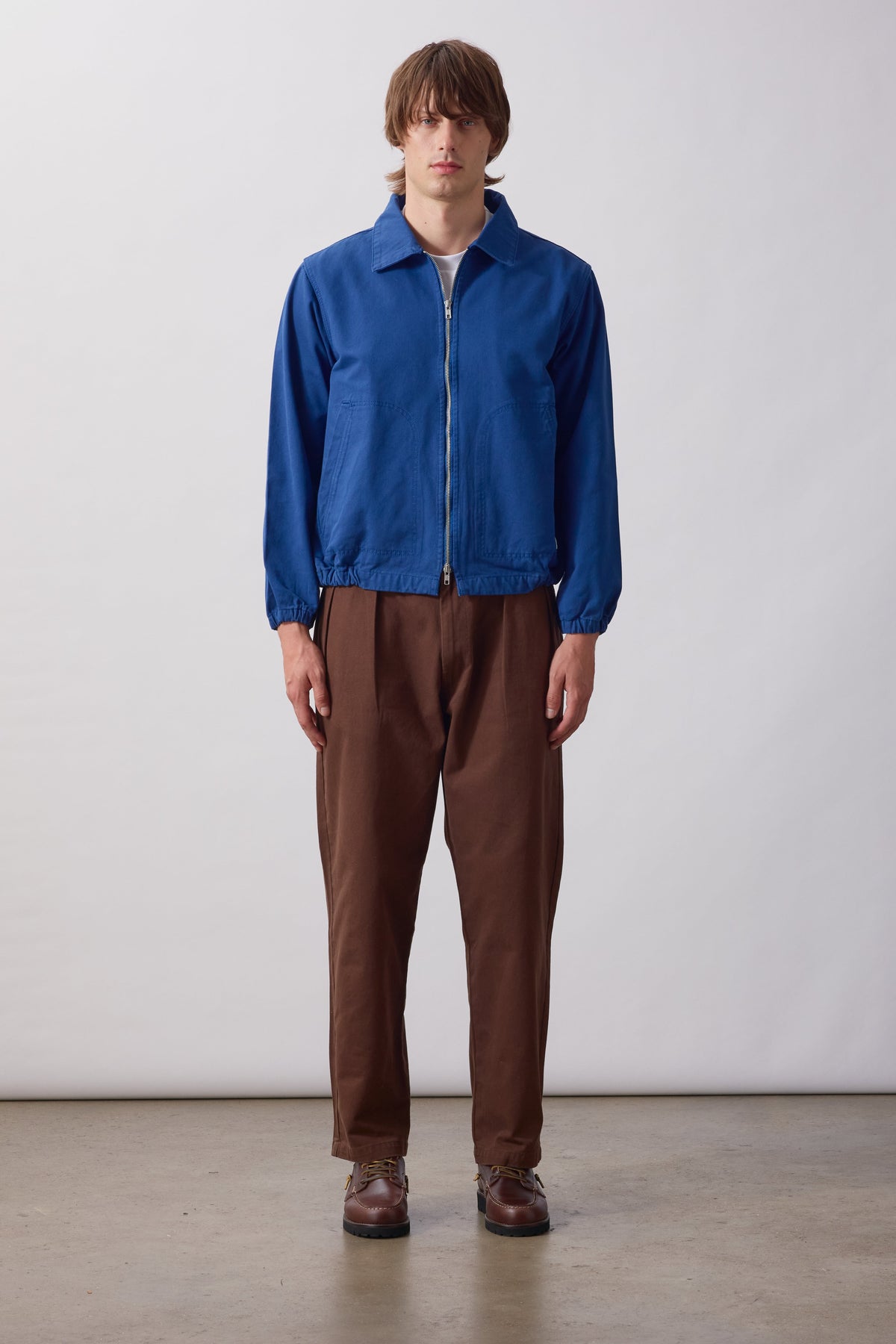 Twill Work Jacket - blue