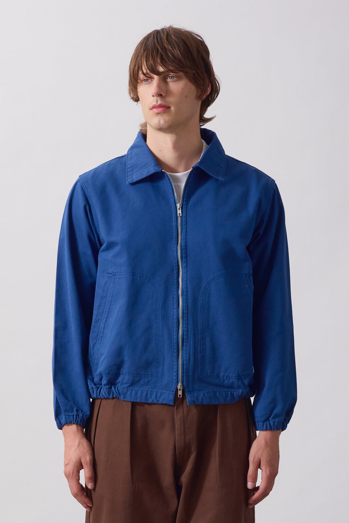 Twill Work Jacket - blue